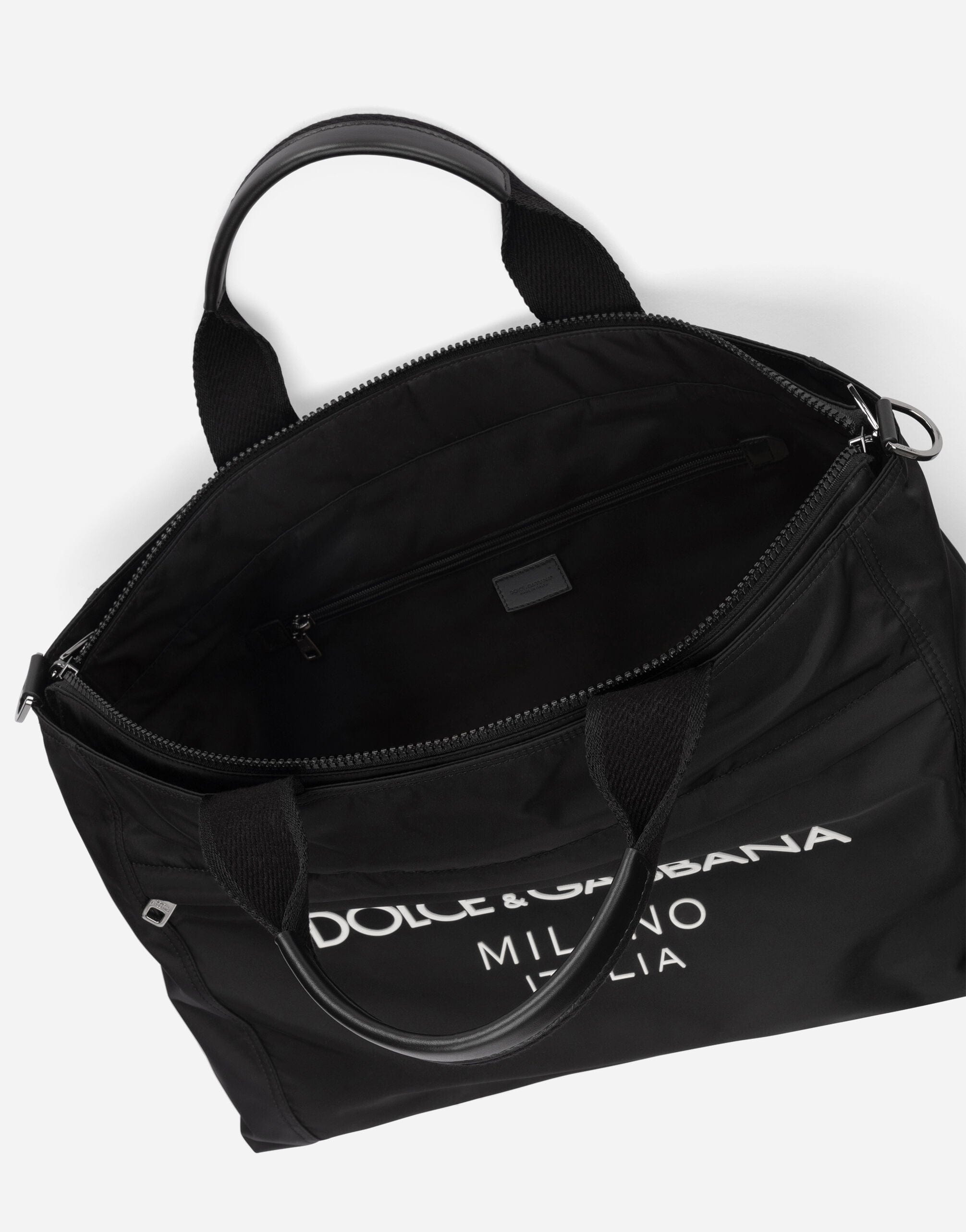 Dolce & Gabbana Rubberized Logo Duffle Bag
