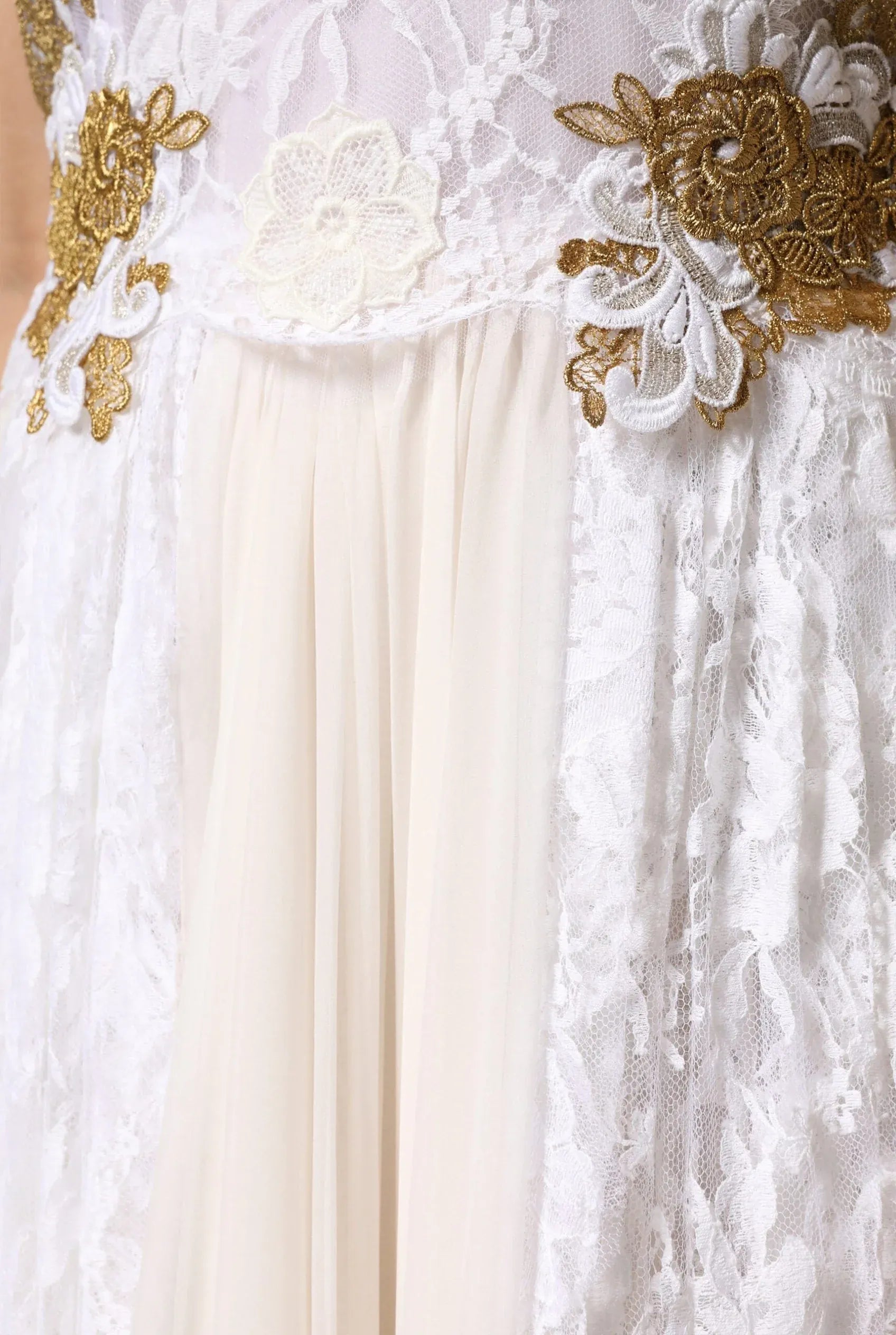 Dolce & Gabbana Sacred Heart Appliqué Lace Midi Dress