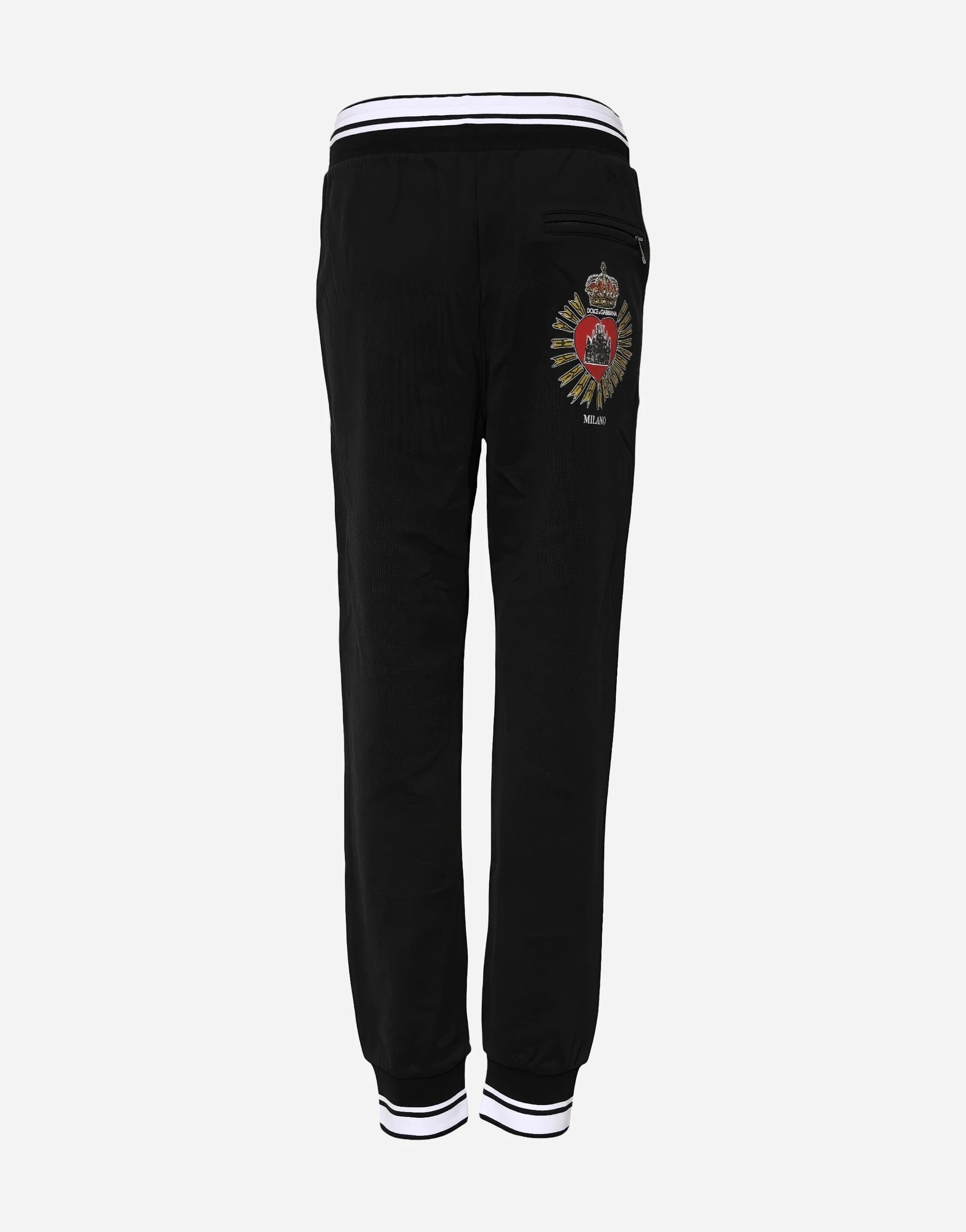 Dolce & Gabbana Sacred-Heart Print Track Pants