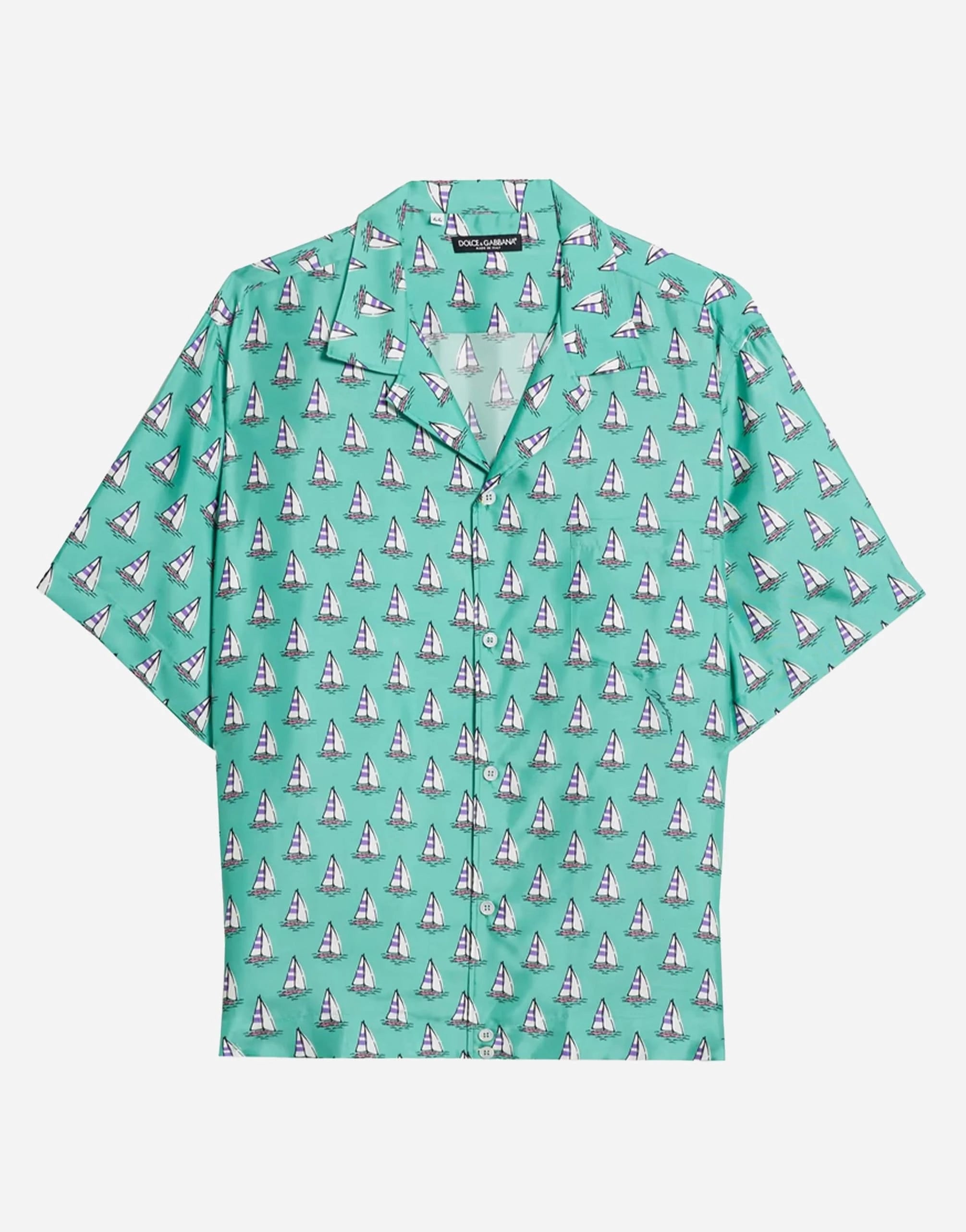 Dolce & Gabbana Sailboat-Print Hawaii Shirt