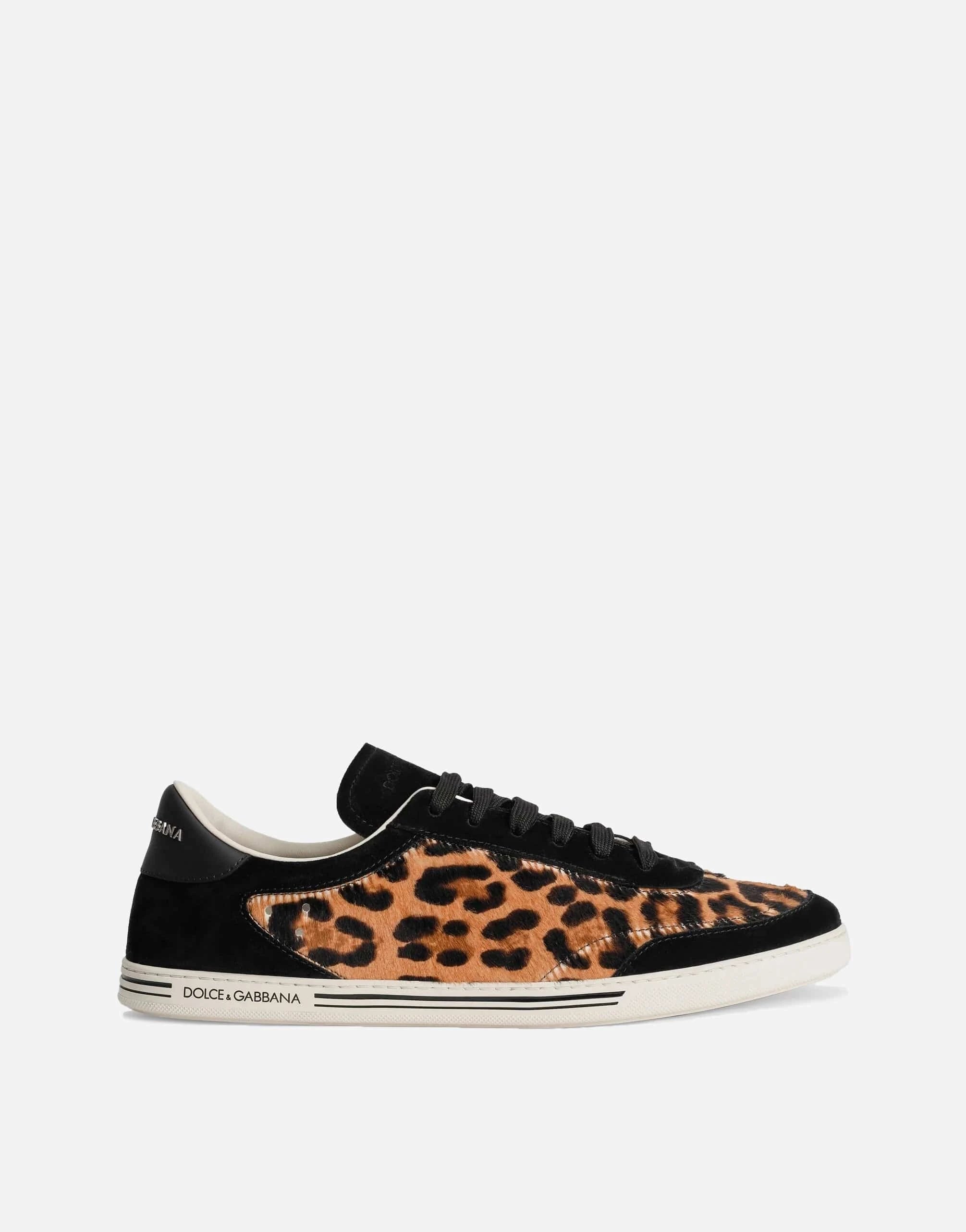 Dolce & Gabbana Saint Tropez Leopard-Print Sneakers