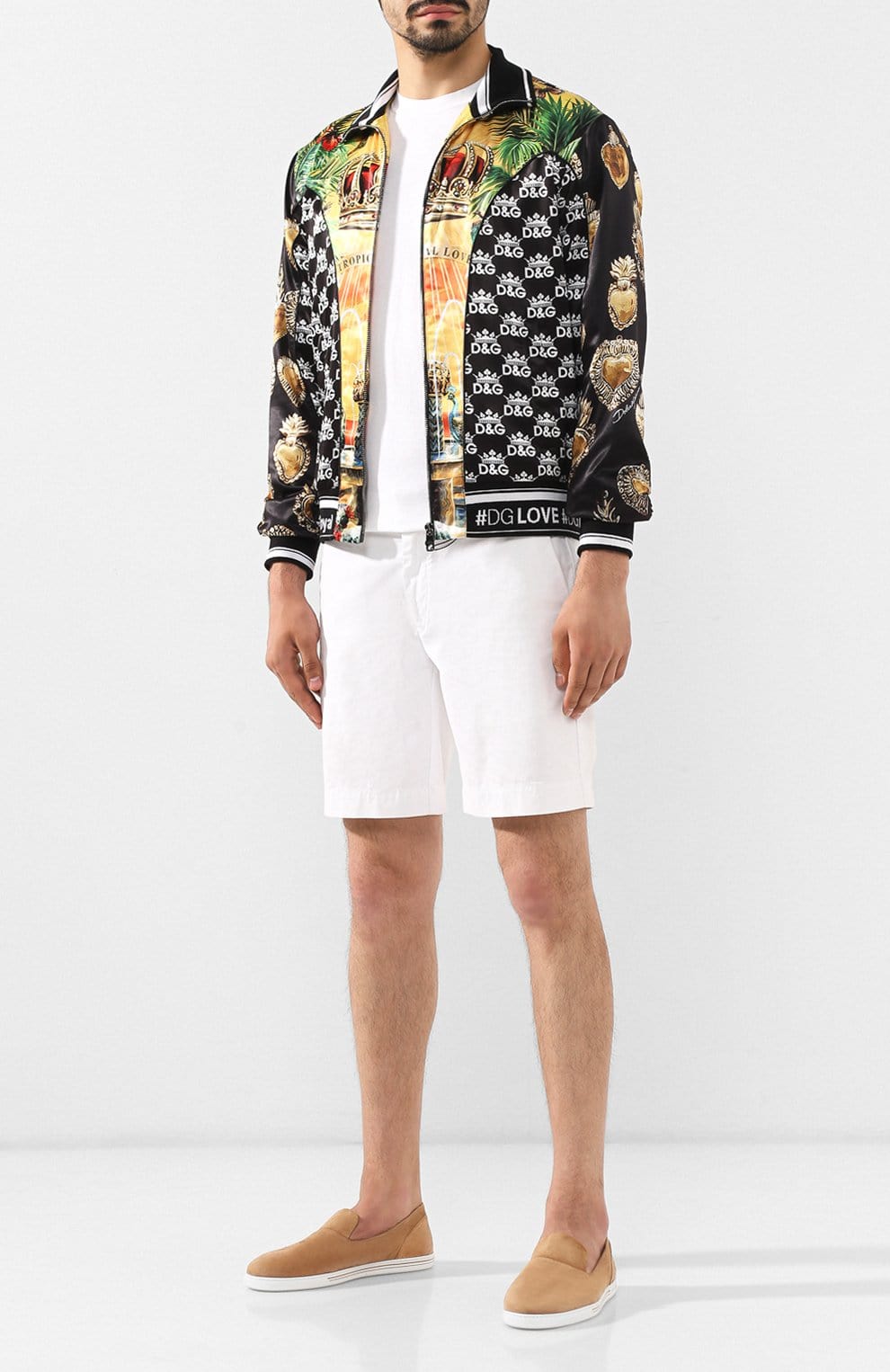 Dolce & Gabbana Saint Tropez Suede Slippers