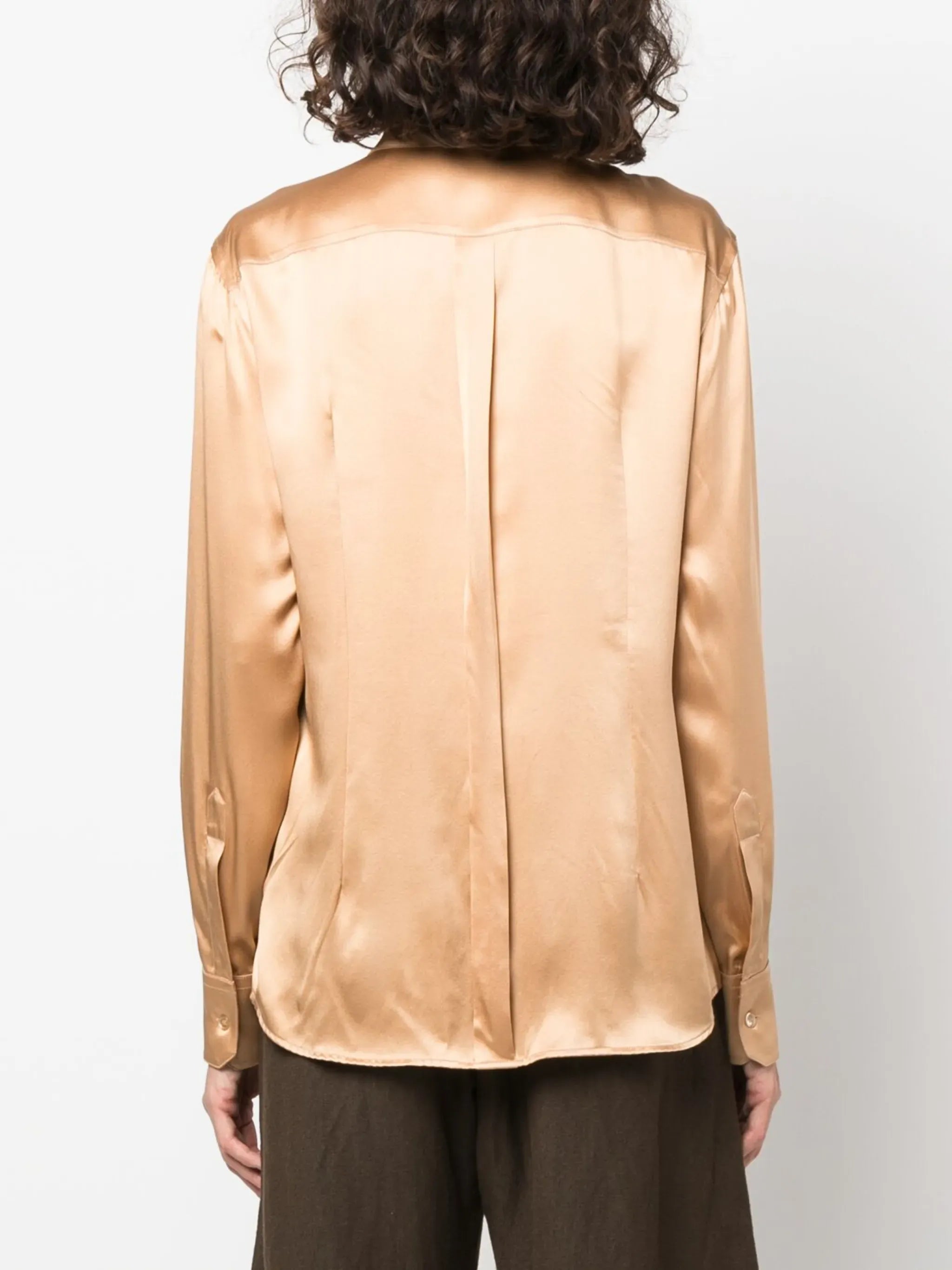 Dolce & Gabbana Satin-Finish Silk Shirt