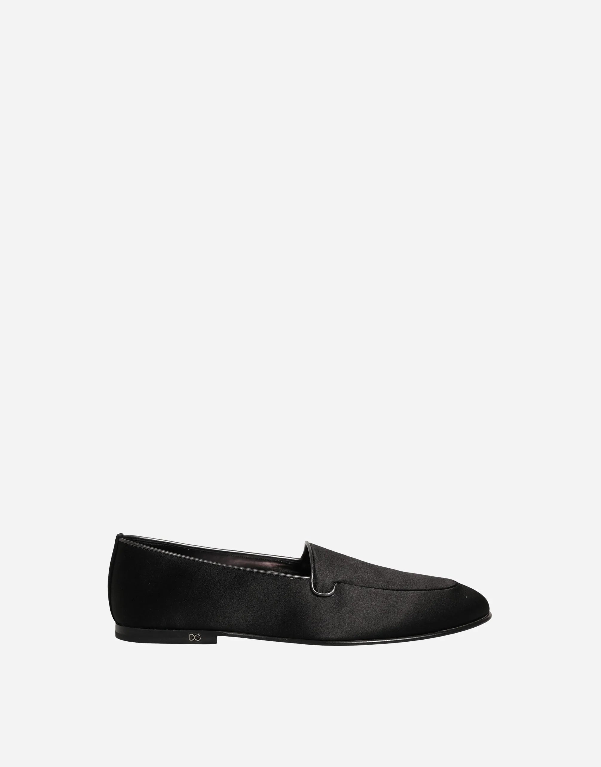 Dolce & Gabbana Dolce & Gabbana Satin Logo Loafers