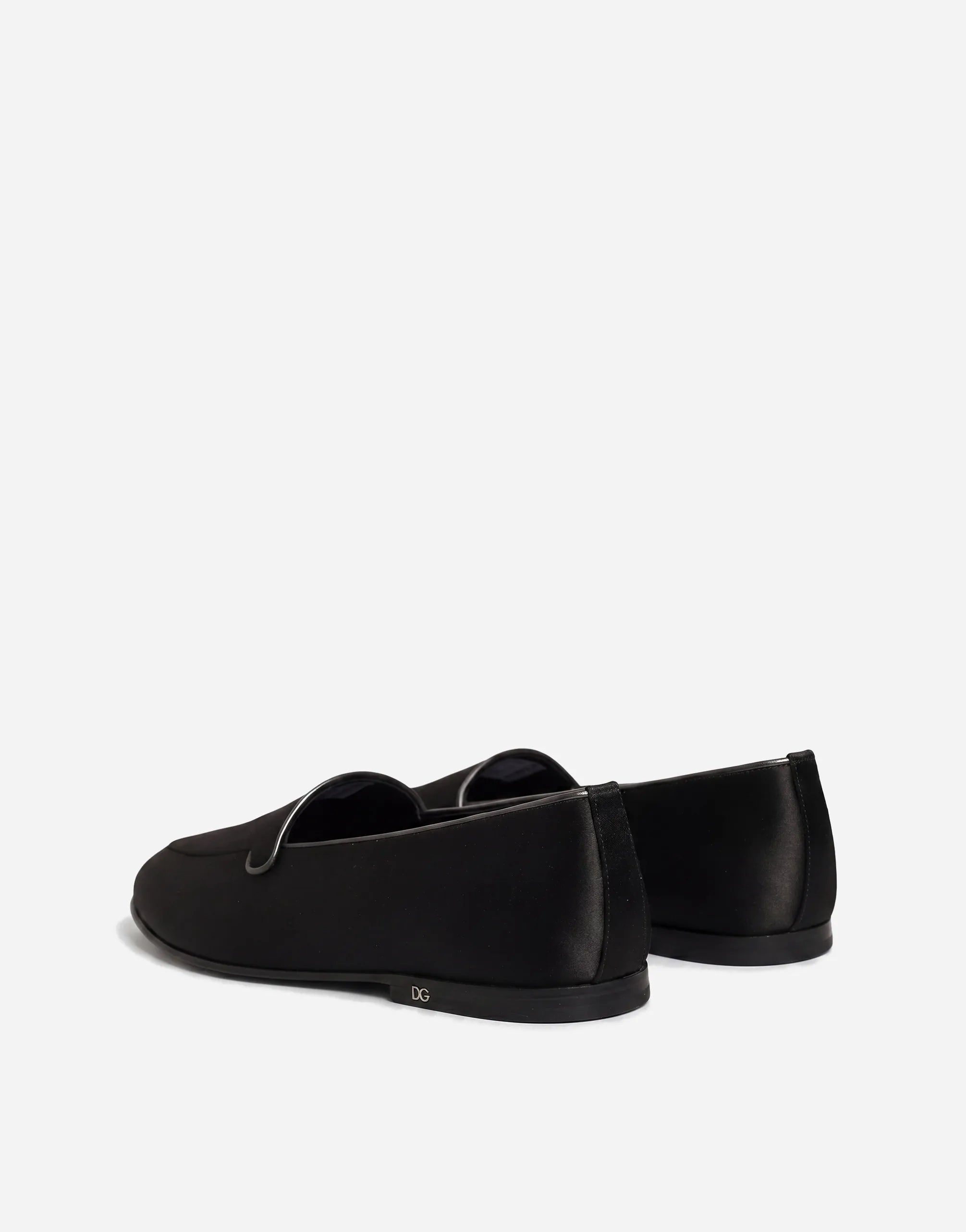 Dolce & Gabbana Dolce & Gabbana Satin Slip-On Formal Loafers