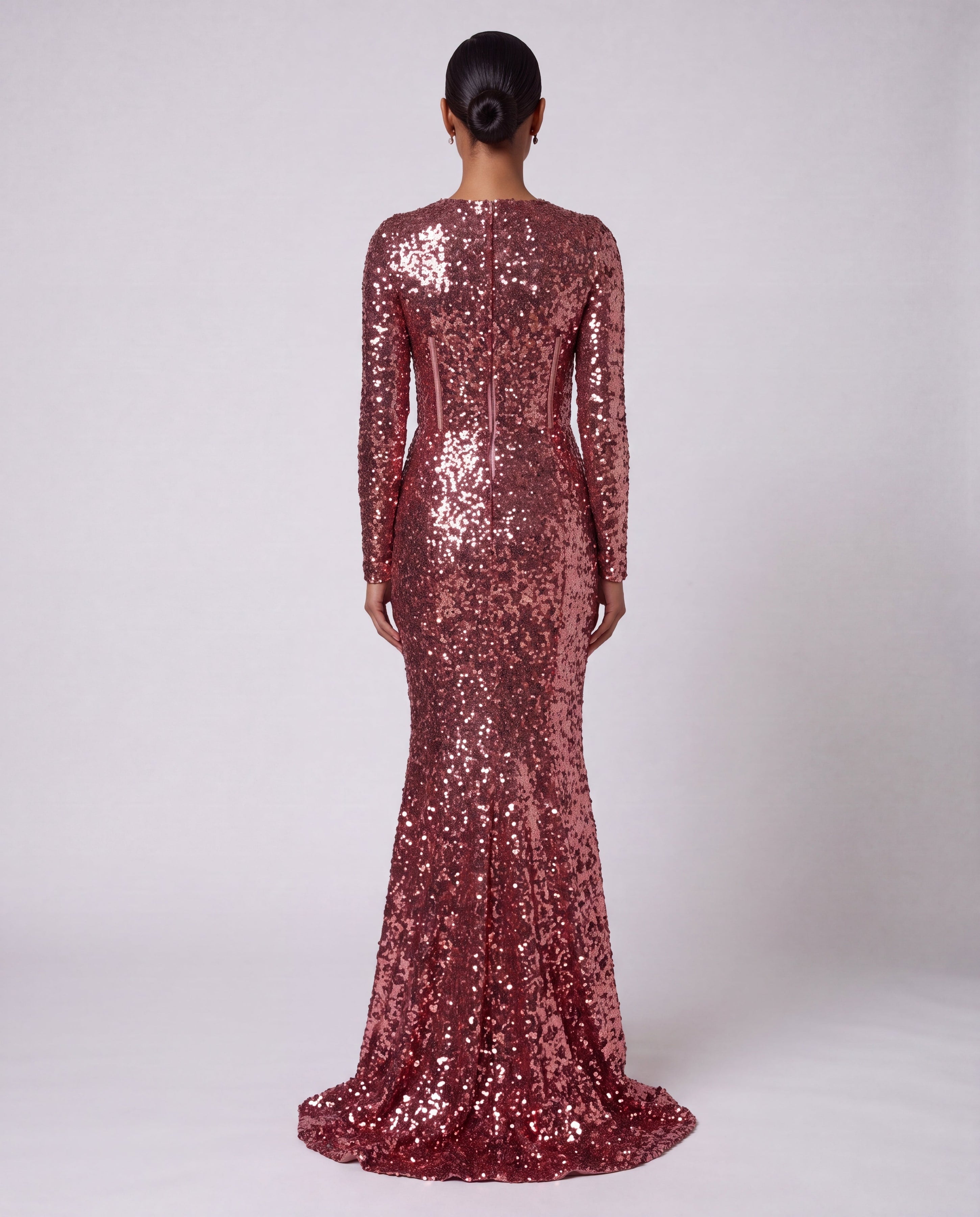 Dolce & Gabbana Sequin Corset Mermaid Evening Gown