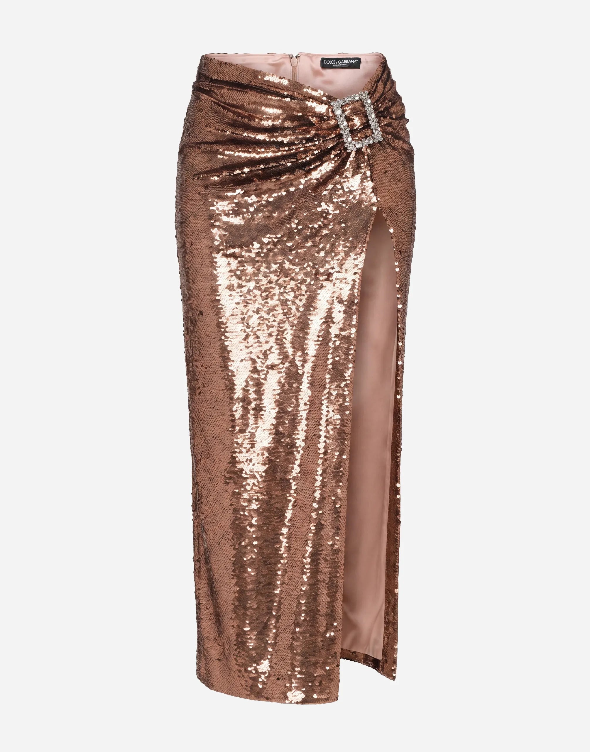 Dolce & Gabbana Sequin Maxi Skirt Side Slit
