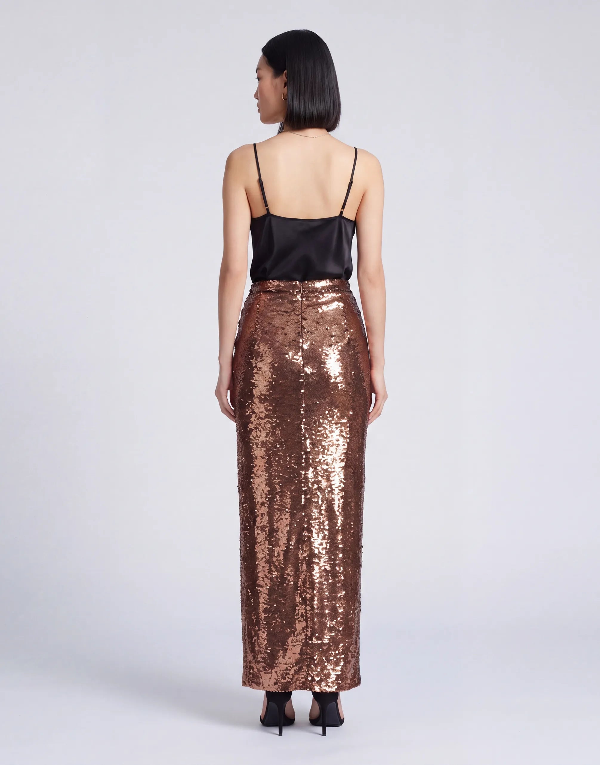 Dolce & Gabbana Sequin Maxi Skirt Side Slit