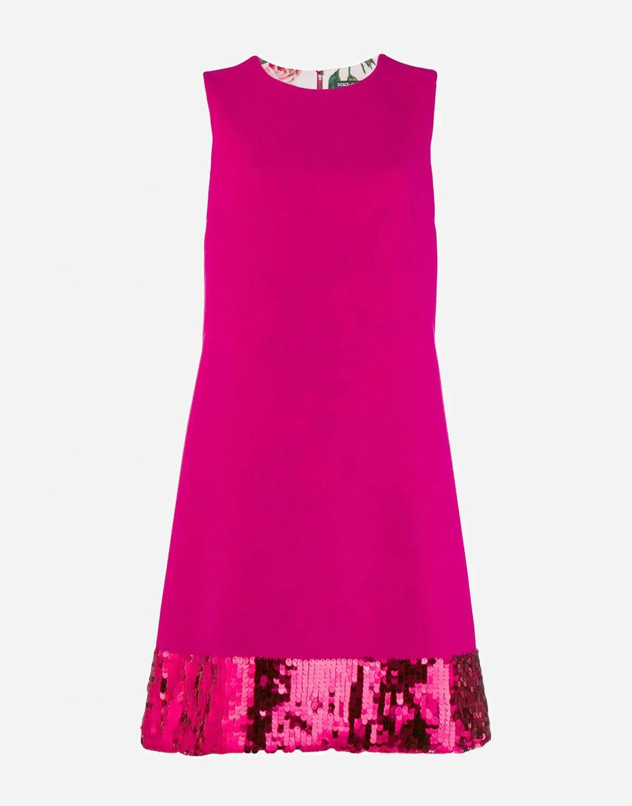 Dolce & Gabbana Sequined Hem Dress