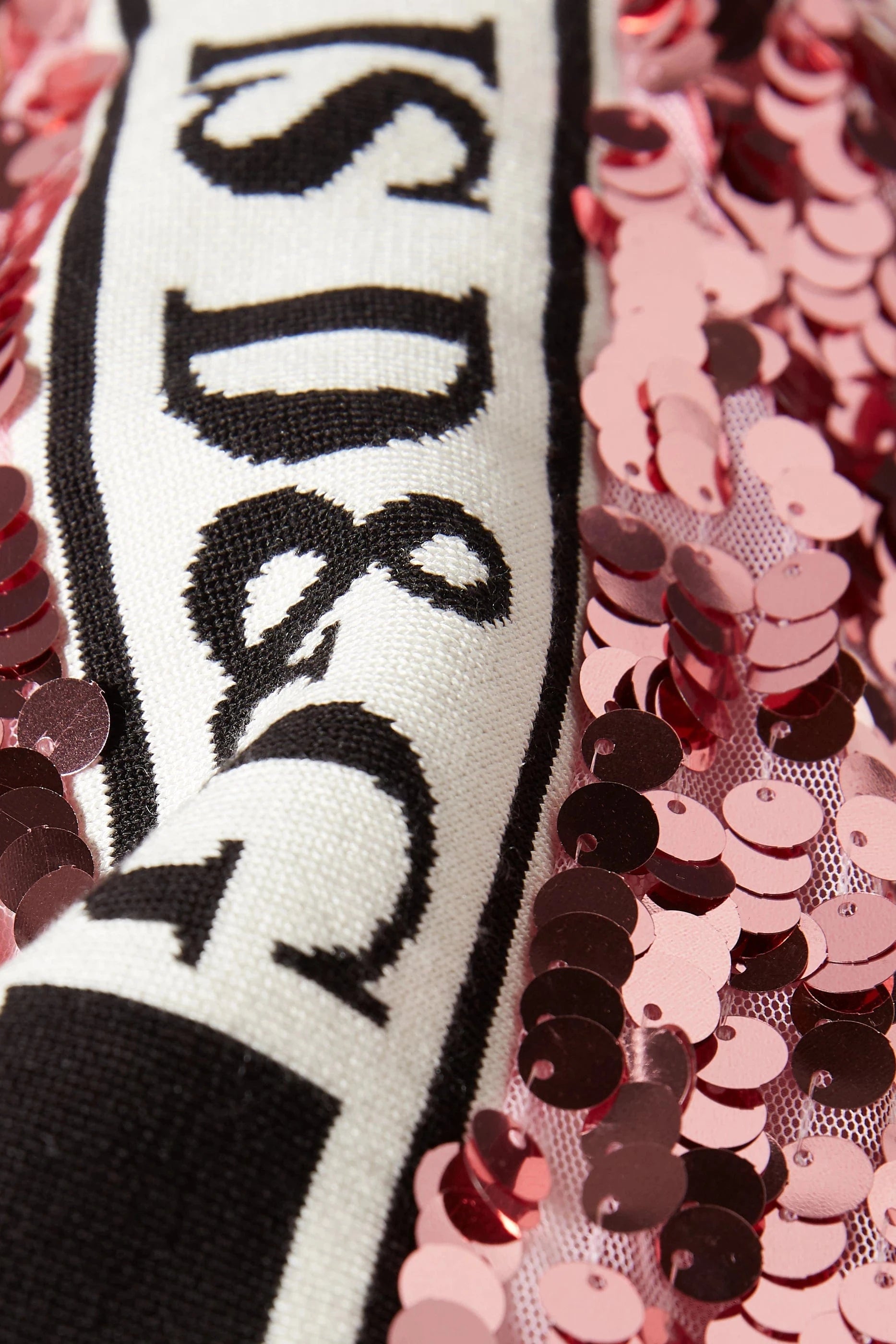 Dolce & Gabbana Sequinned Jacquard Logo Sweatshirt