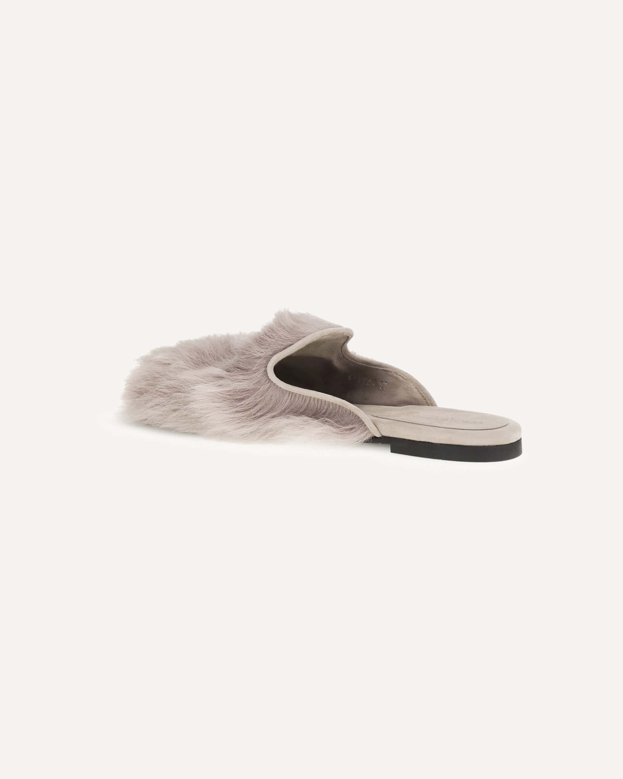 Dolce & Gabbana Sheepskin Mules Sandals