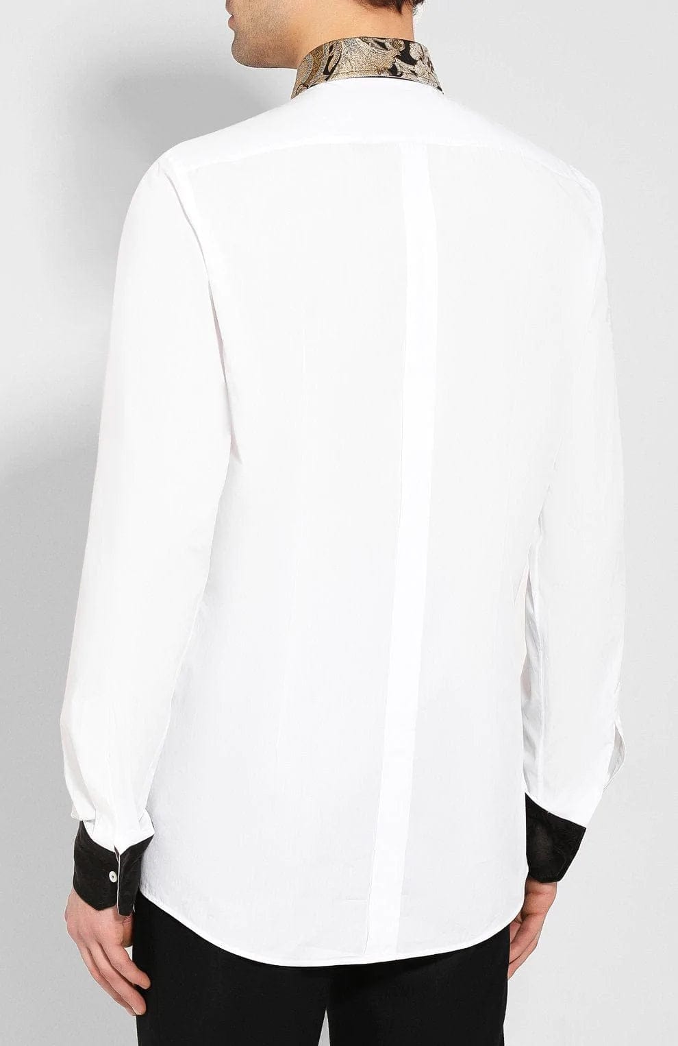 Dolce & Gabbana Shirt With Jacquard Collar