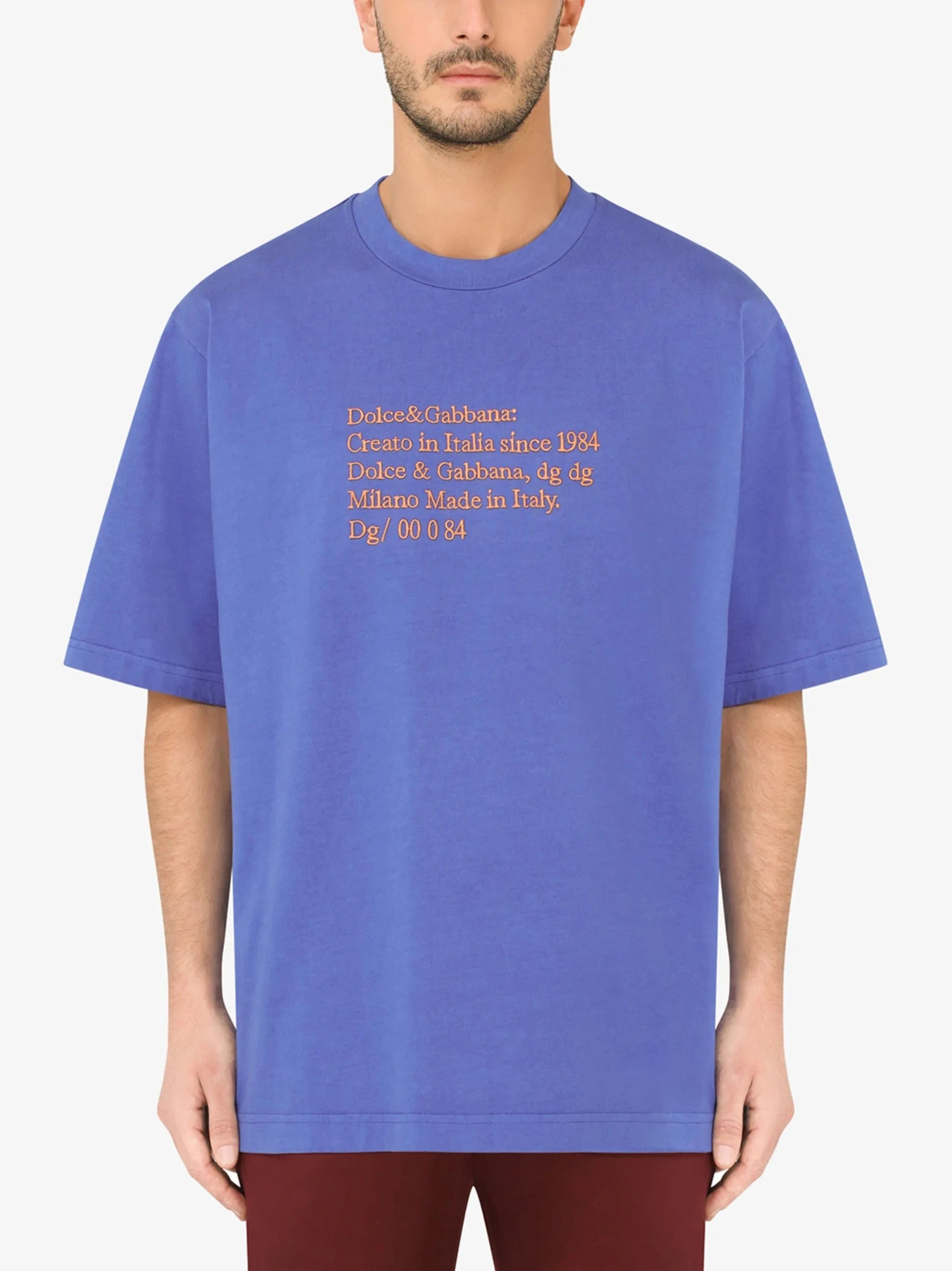 Dolce & Gabbana short-sleeve cotton T-shirt