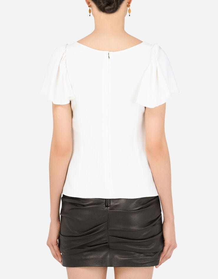 Dolce & Gabbana Short-Sleeved Cady Top