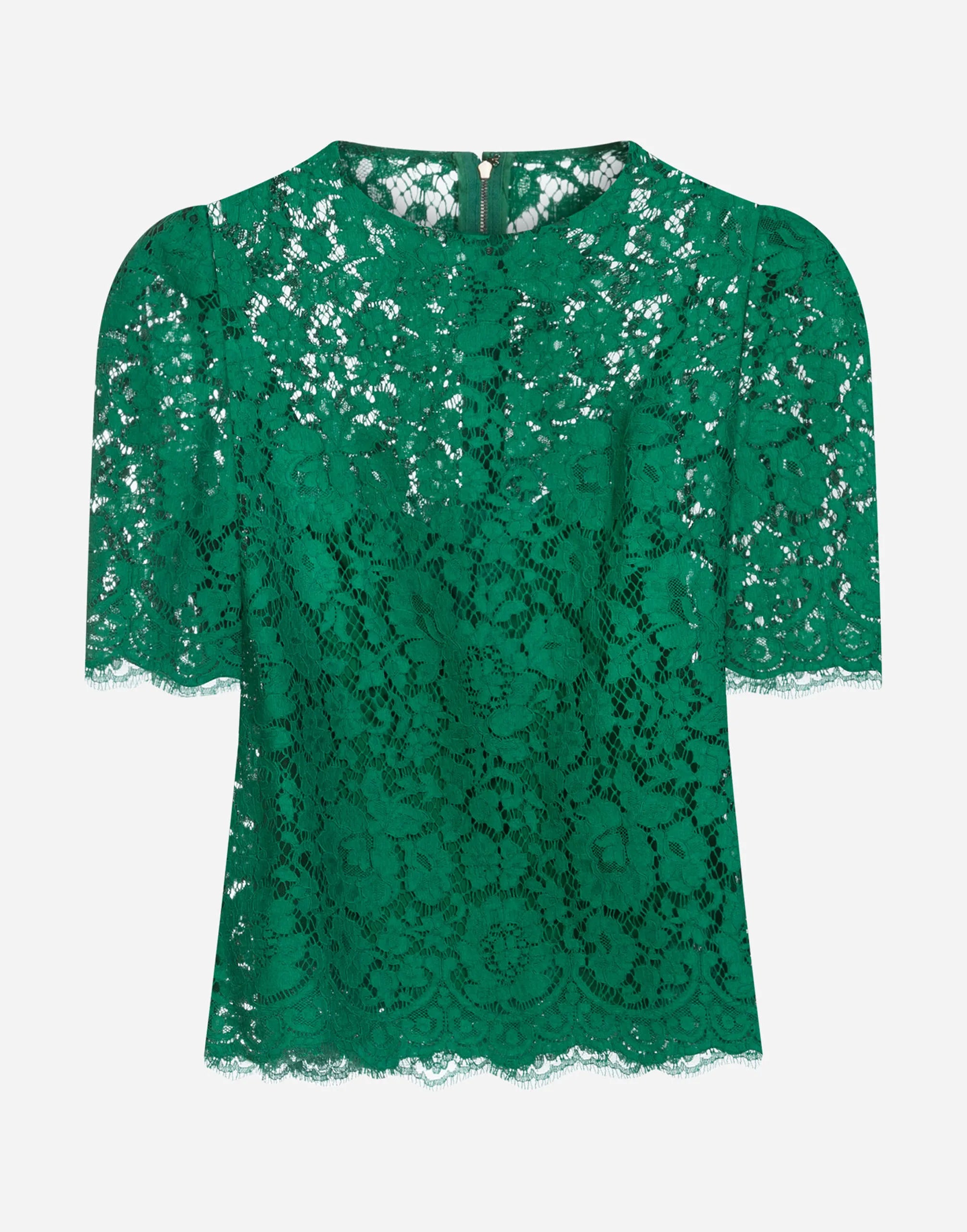 Dolce & Gabbana Dolce & Gabbana Short-Sleeved Lace Top