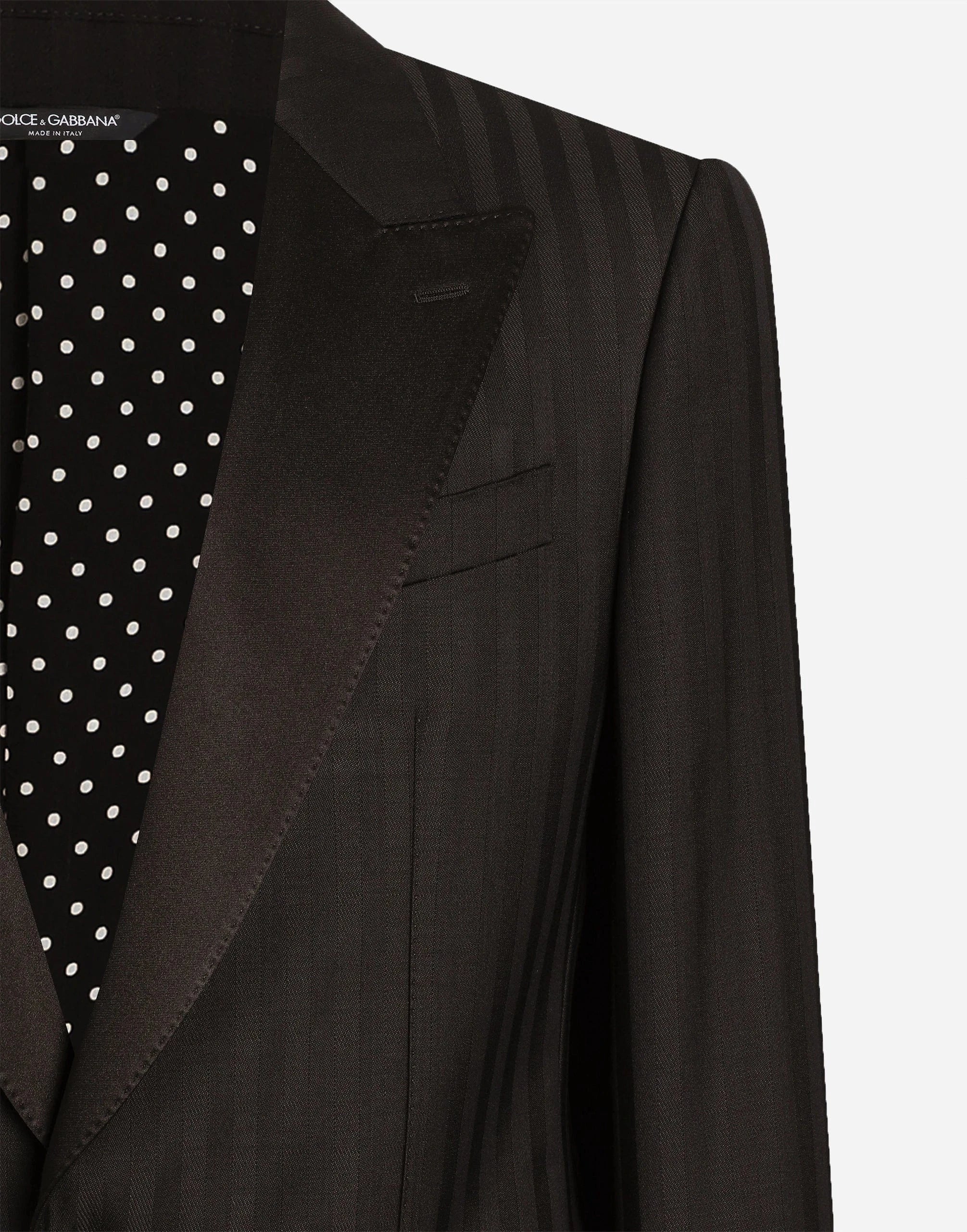 Dolce & Gabbana Sicilia Jacquard Single-Breasted Wool Blazer