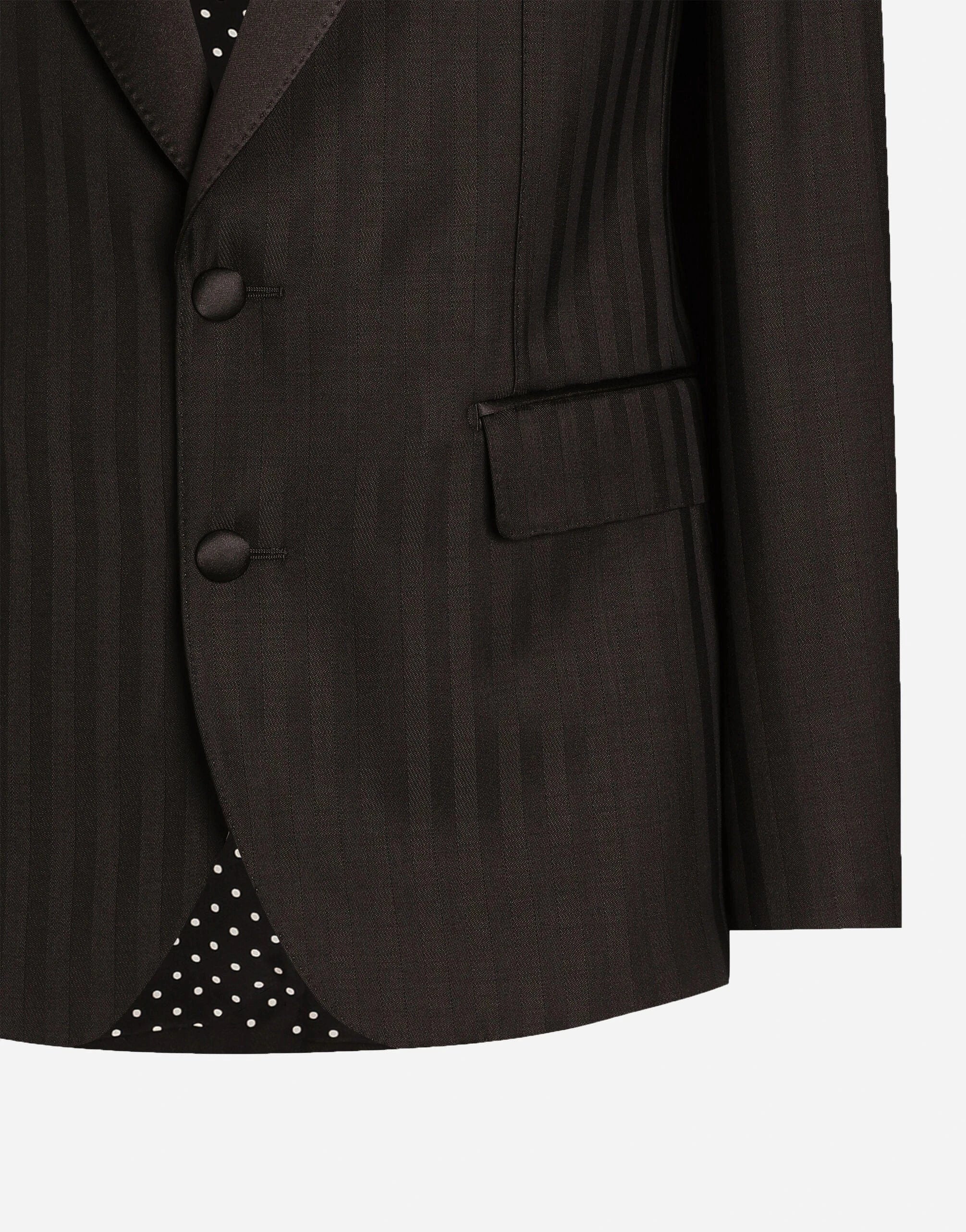 Dolce & Gabbana Sicilia Jacquard Single-Breasted Wool Blazer