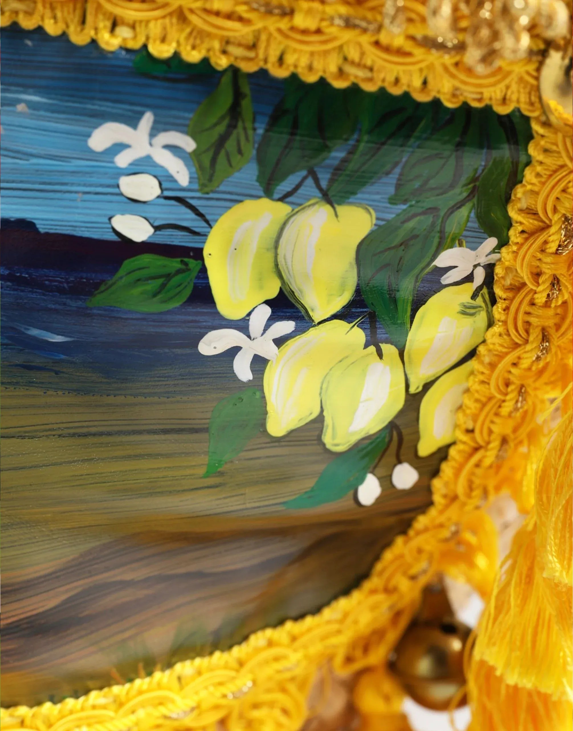 Dolce & Gabbana Sicilian Carretto Medallion Straw Basket Bag