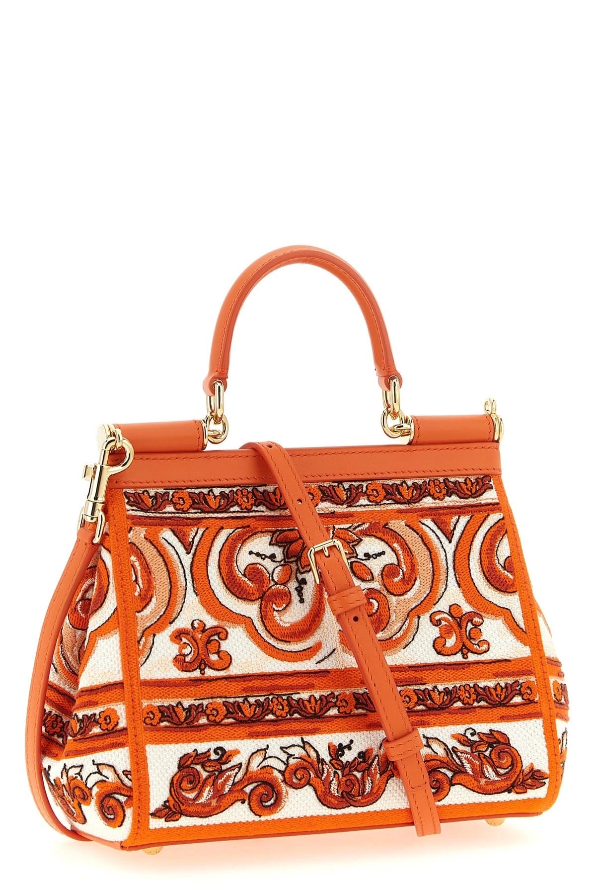 Dolce & Gabbana Dolce & Gabbana Sicily Maiolica Print Handbag