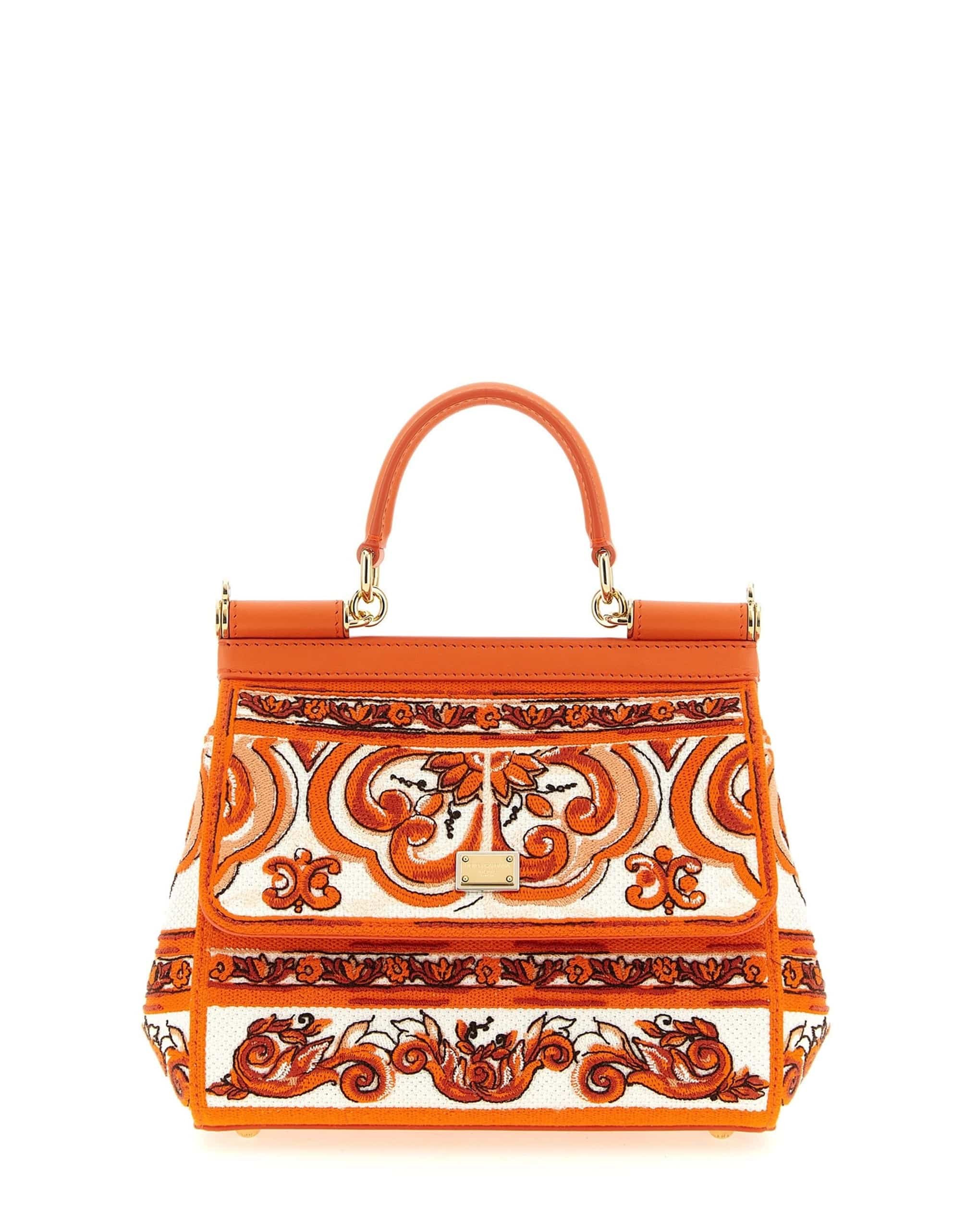 Dolce & Gabbana Dolce & Gabbana Sicily Maiolica Print Handbag