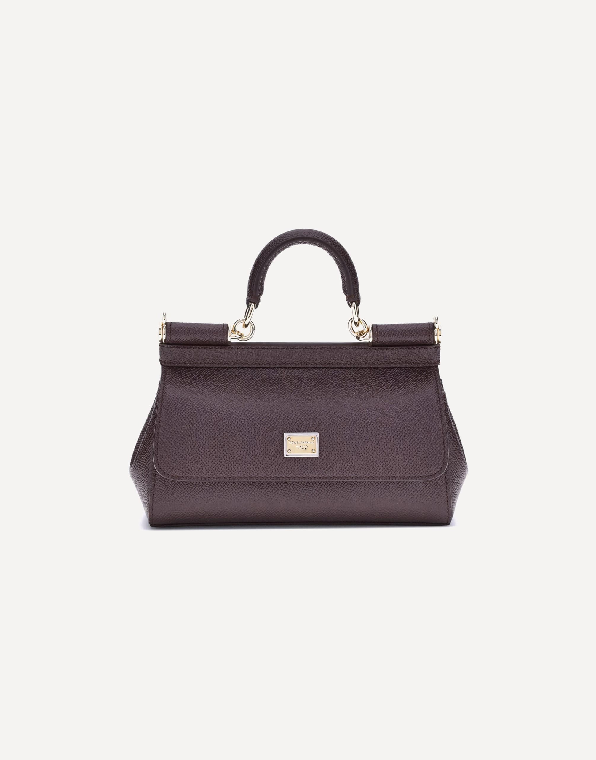 Dolce & Gabbana Dolce & Gabbana Sicily Small Leather Handbag