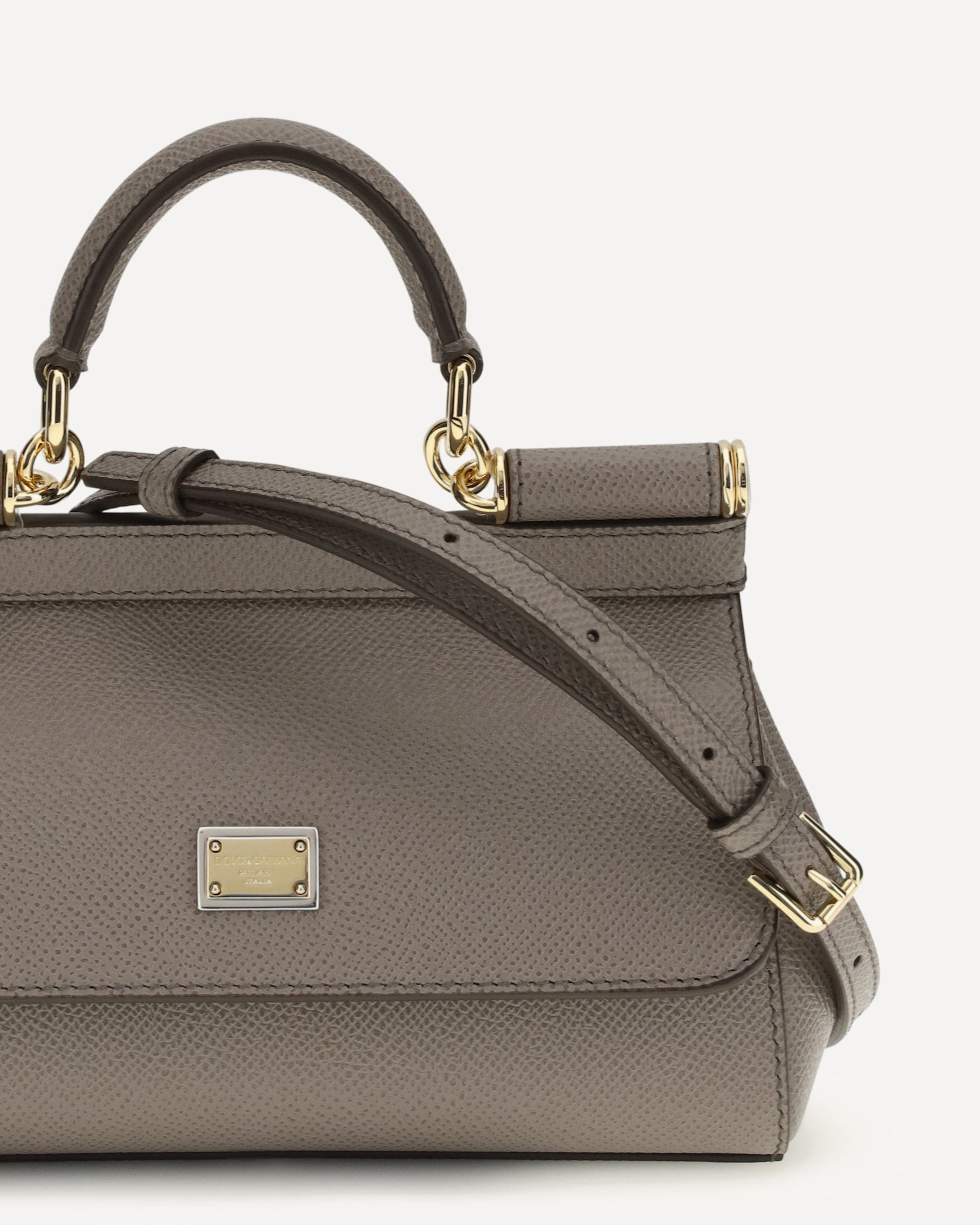 Dolce & Gabbana Dolce & Gabbana Sicily Small Leather Handbag