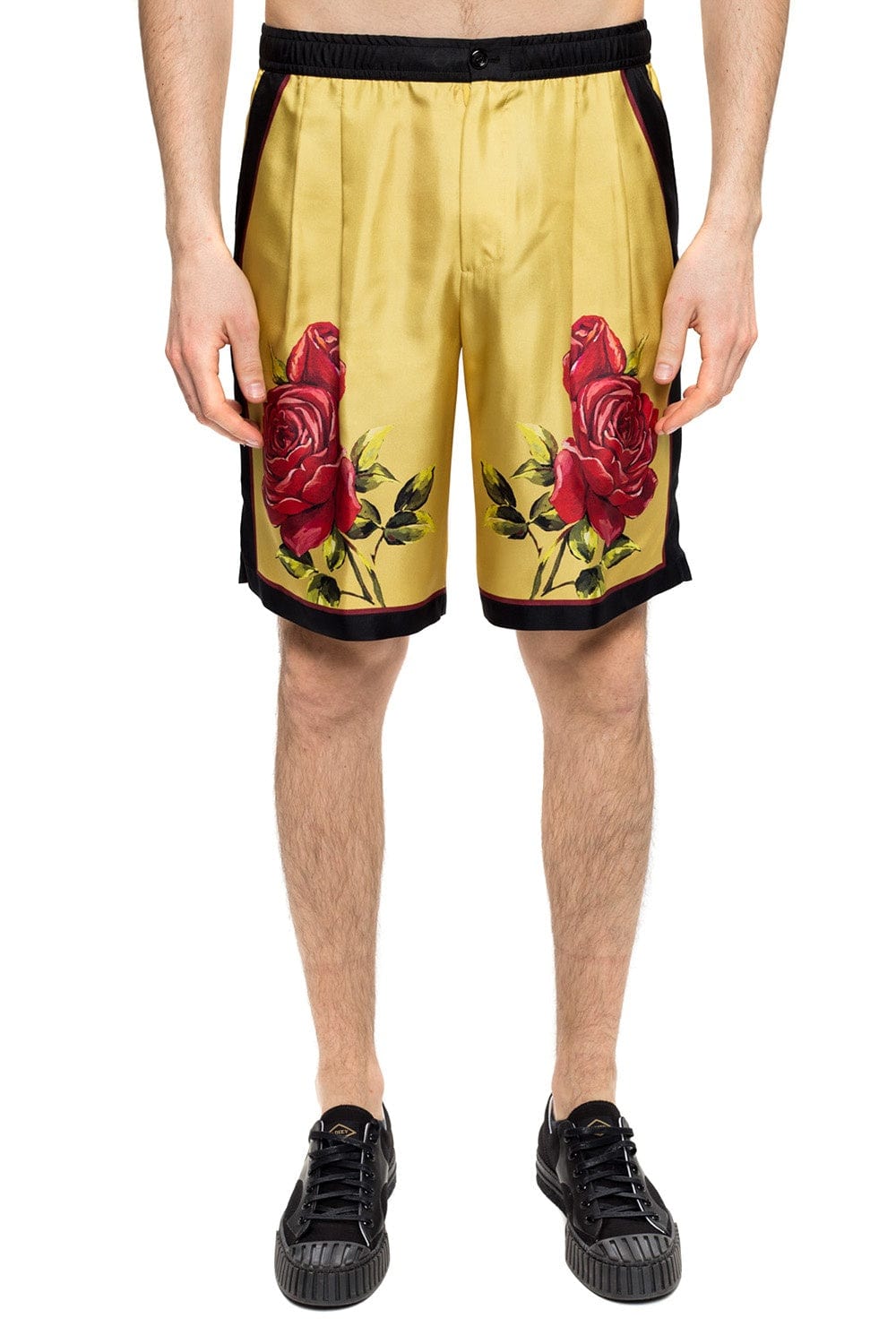 Dolce & Gabbana Silk Bermuda Shorts
