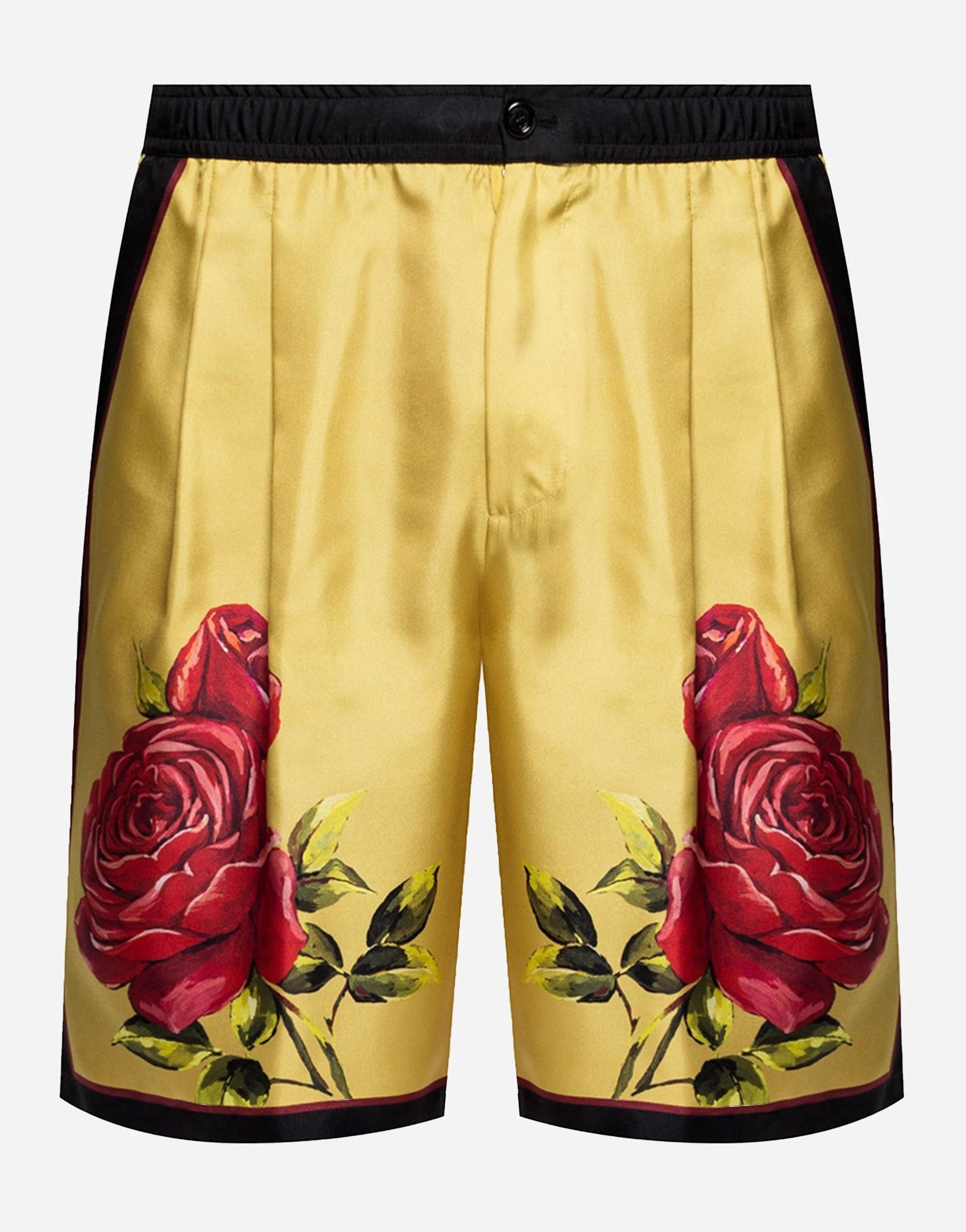 Dolce & Gabbana Silk Bermuda Shorts