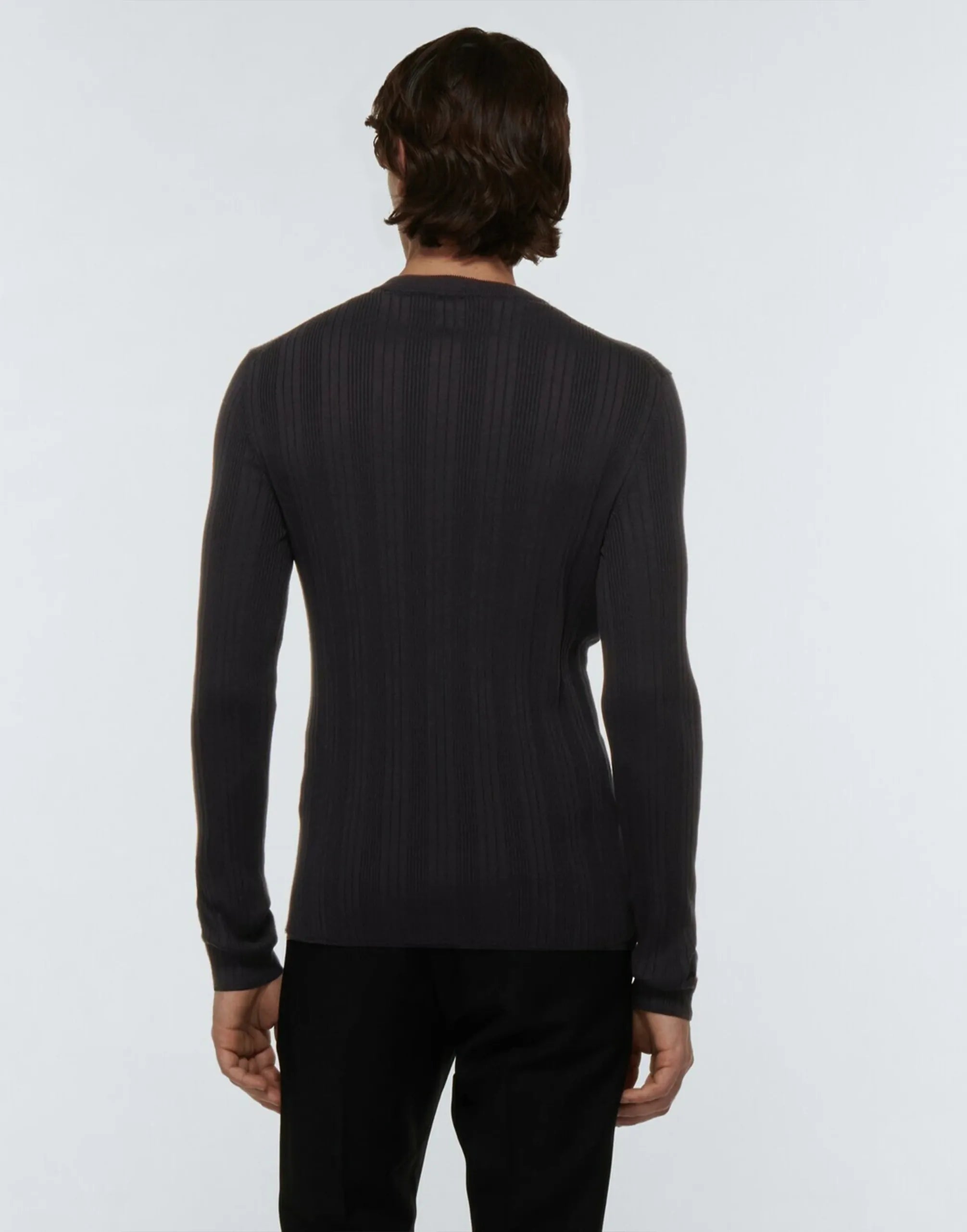 Dolce & Gabbana Dolce & Gabbana Silk Blend Henley Shirt