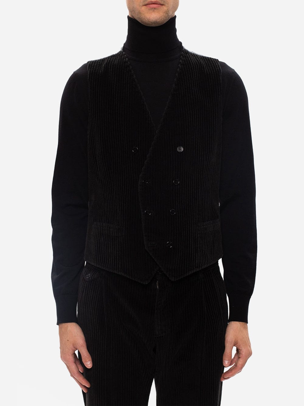 Dolce & Gabbana Silk Double-Breasted Vest