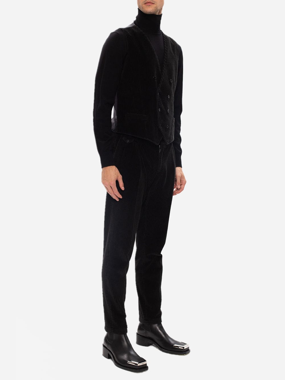 Dolce & Gabbana Silk Double-Breasted Vest