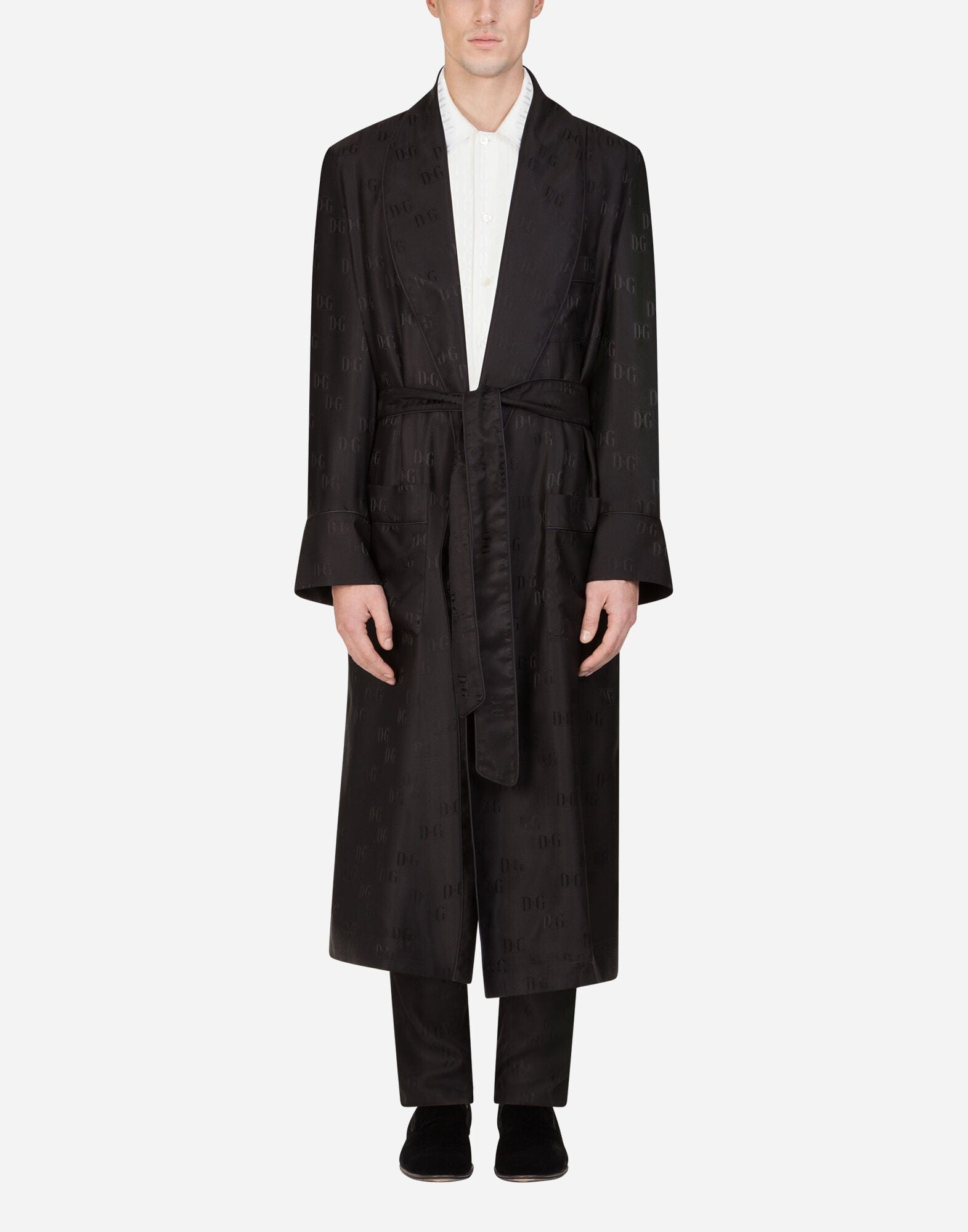 Dolce & Gabbana Silk Jacquard Robe