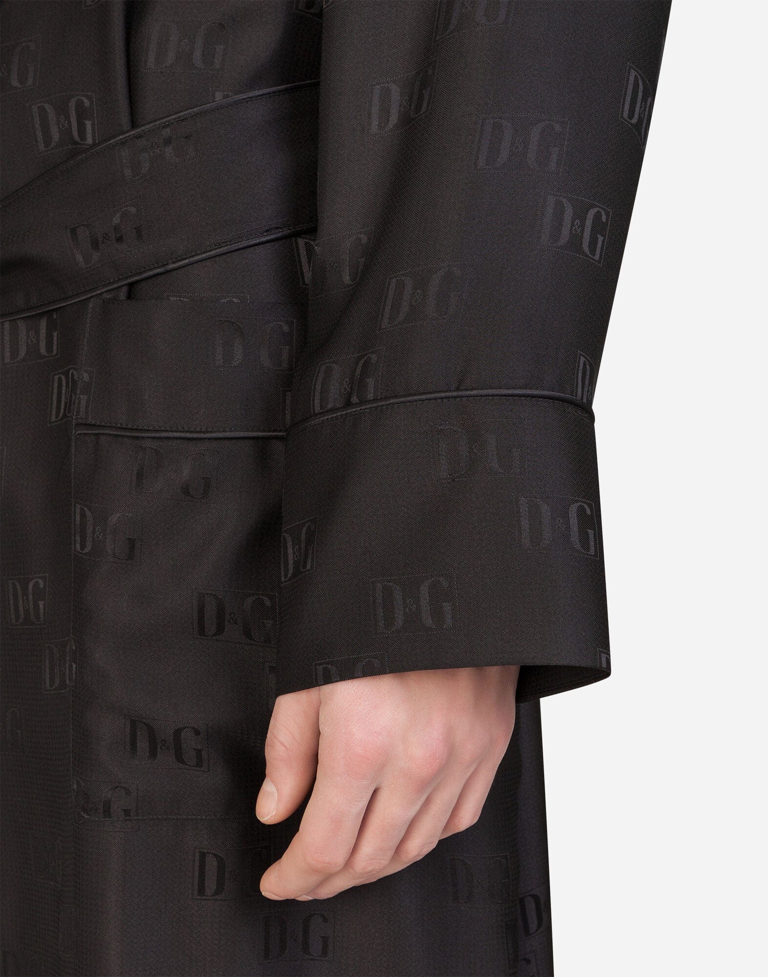 Dolce & Gabbana Silk Jacquard Robe