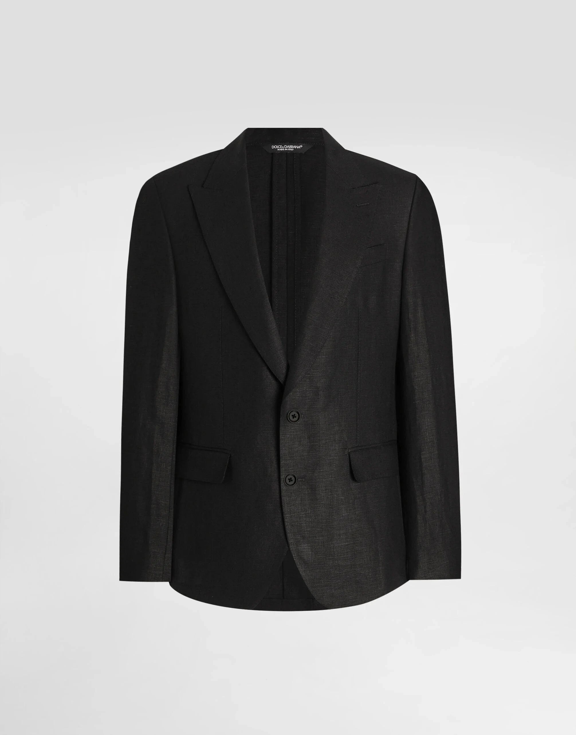 Dolce & Gabbana Single-Breasted Linen Blazer
