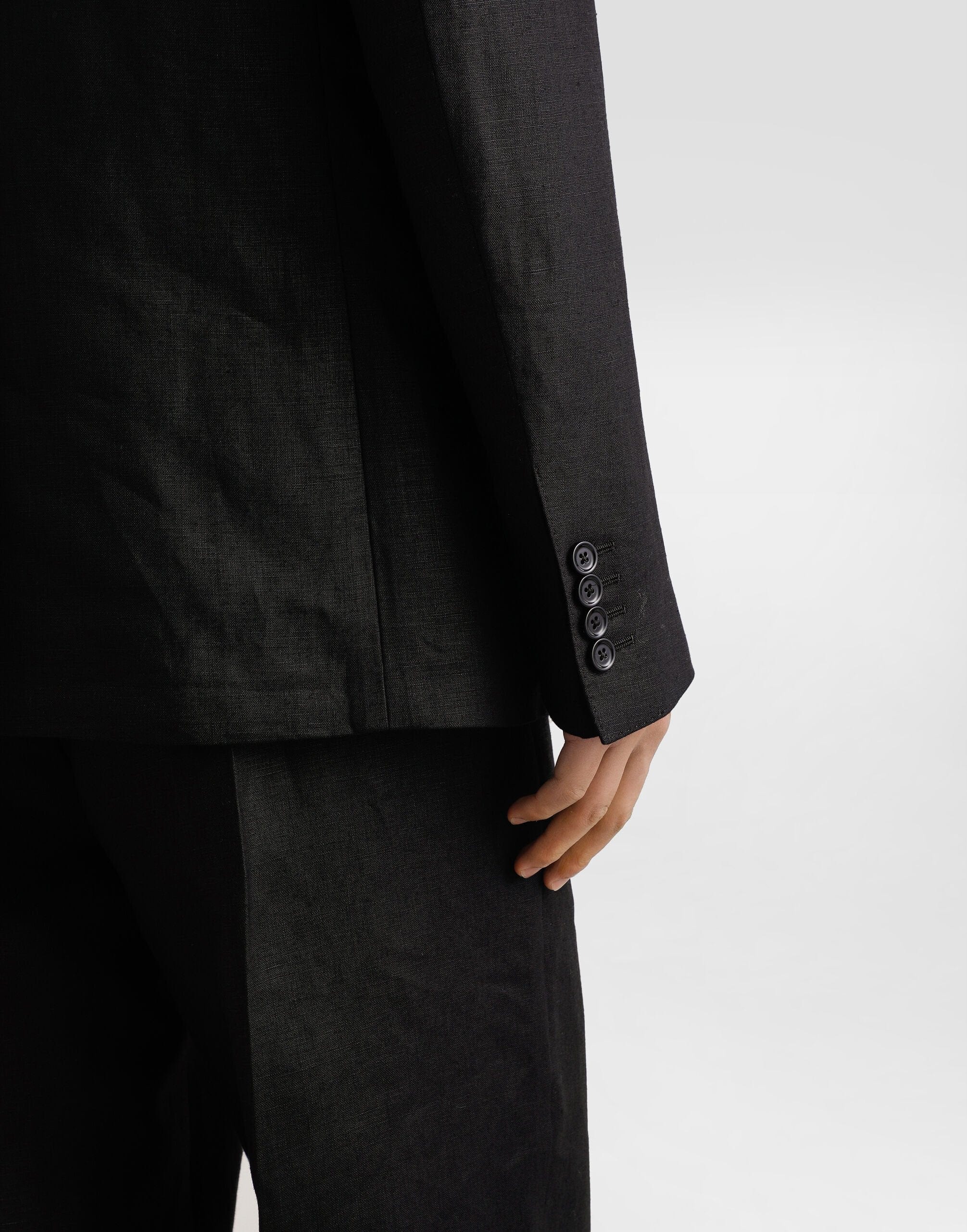 Dolce & Gabbana Single-Breasted Linen Blazer