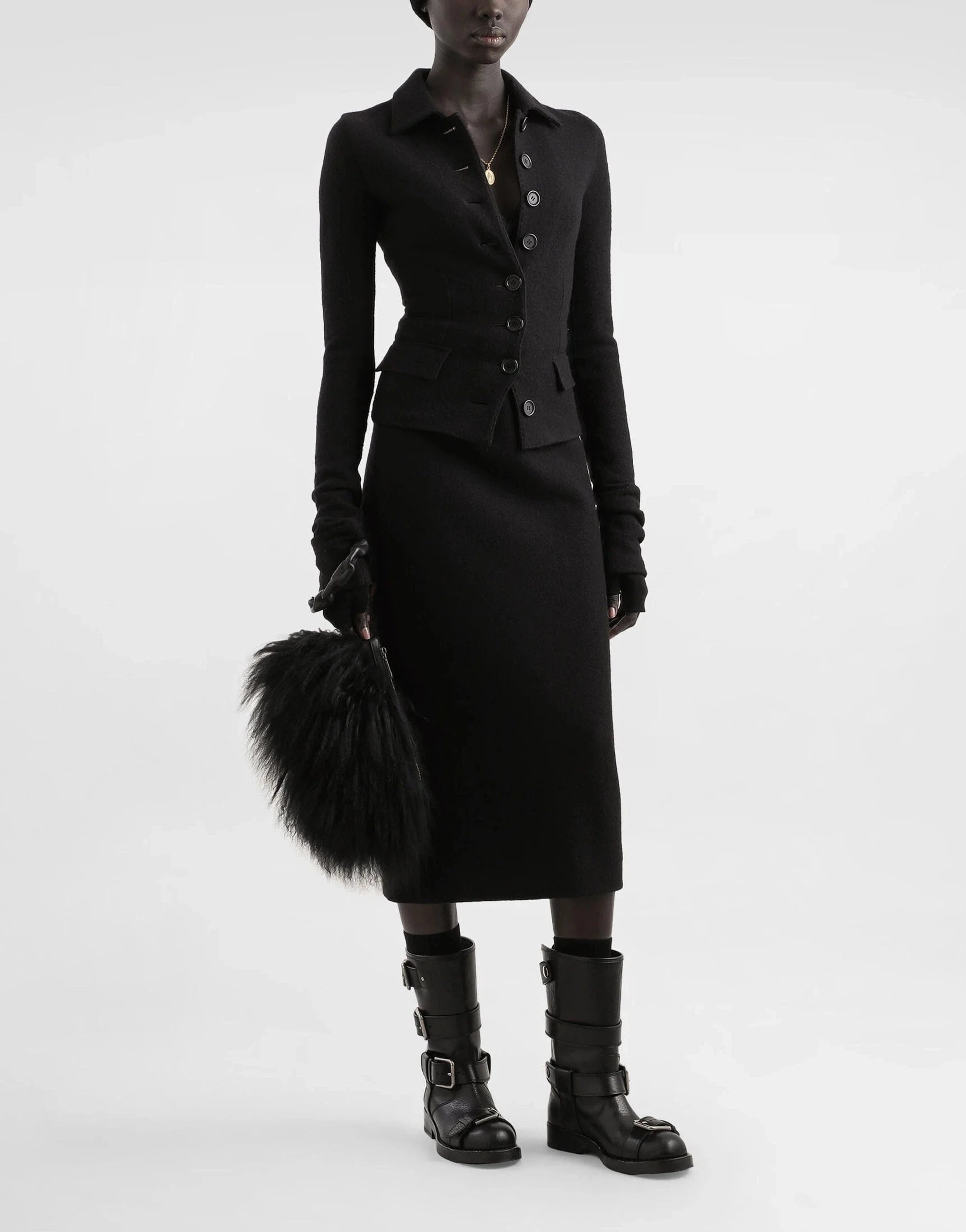 Dolce & Gabbana Single-Breasted Wool Jacket