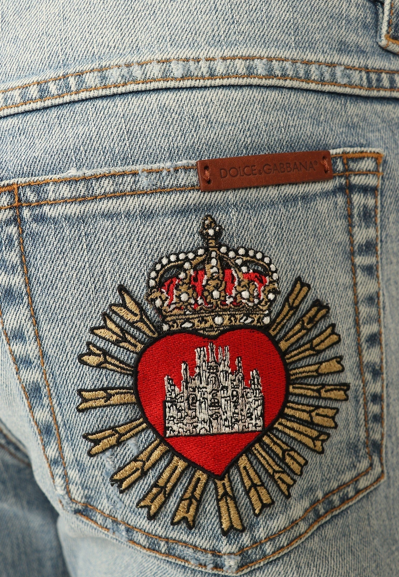 Dolce & Gabbana Skinny Denim Cotton Jeans