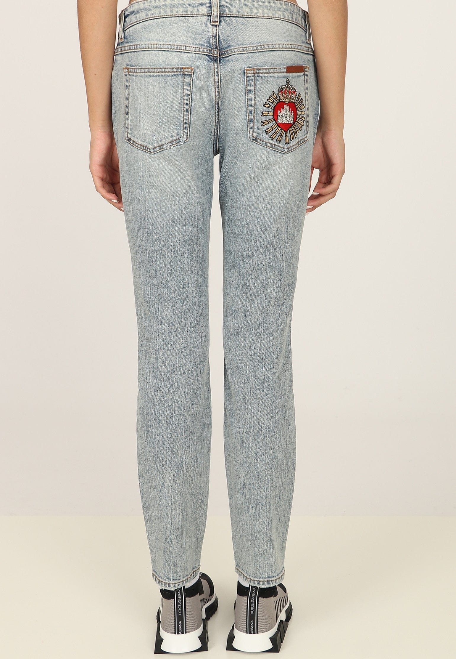 Dolce & Gabbana Skinny Denim Cotton Jeans