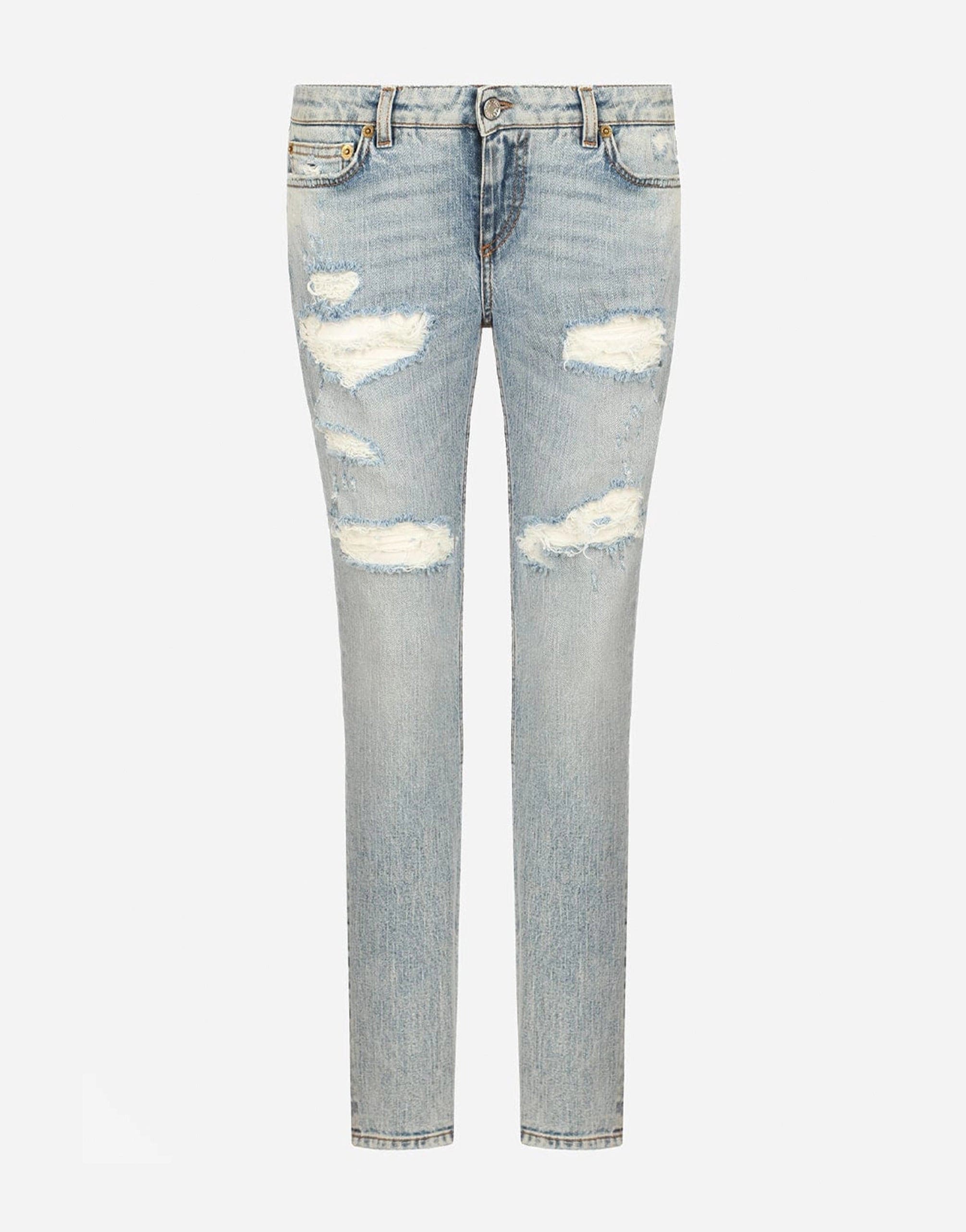 Dolce & Gabbana Skinny Denim Cotton Jeans