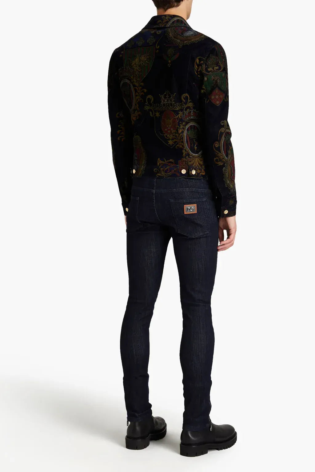 Dolce & Gabbana Skinny-Fit Logo Denim Jeans