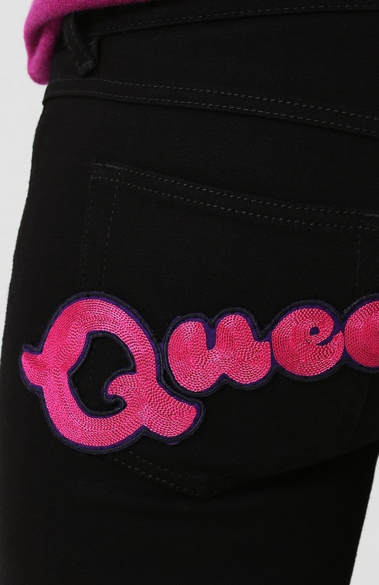 Dolce & Gabbana Dolce & Gabbana Skinny Jeans With Queen Logo Detail