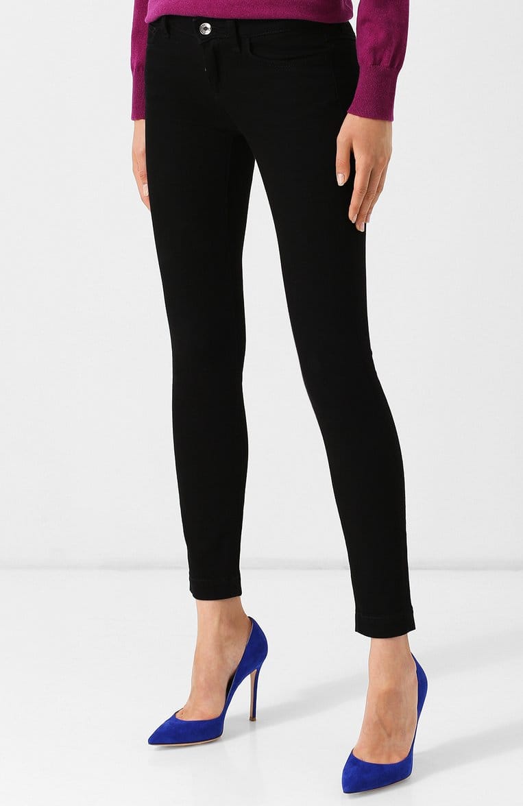 Dolce & Gabbana Dolce & Gabbana Skinny Jeans With Queen Logo Detail