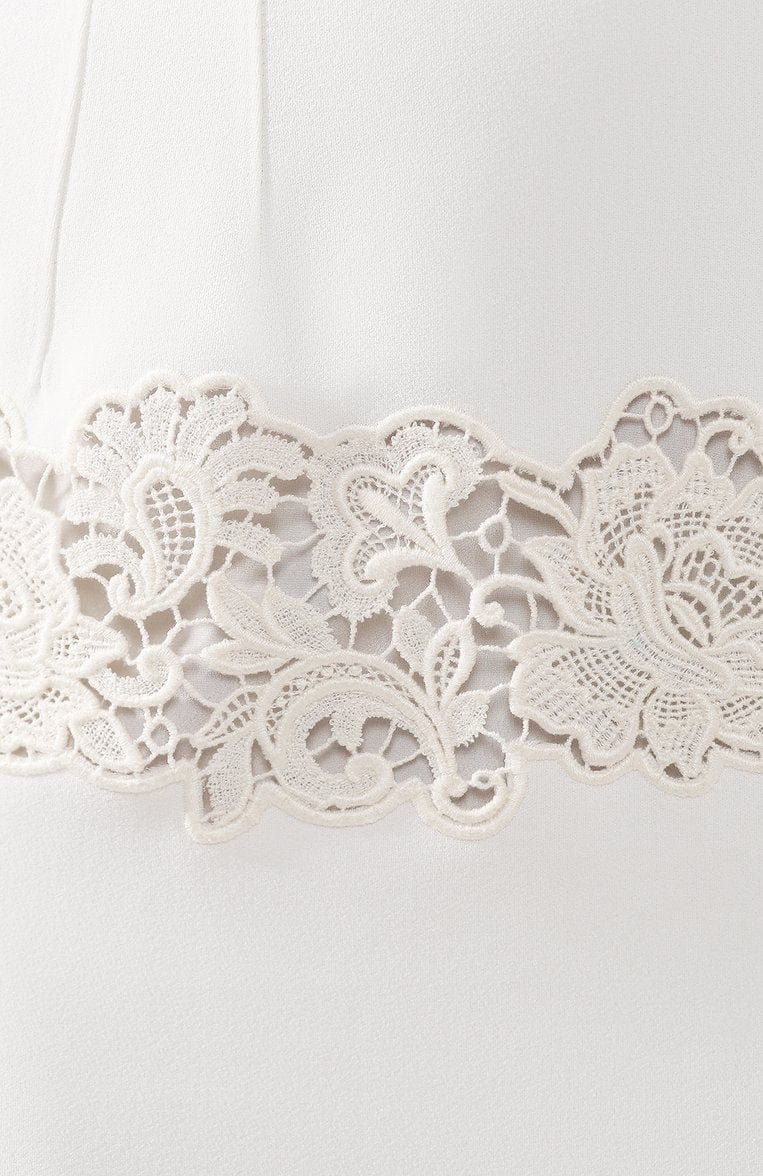 Dolce & Gabbana Skirt With Lace Inserts