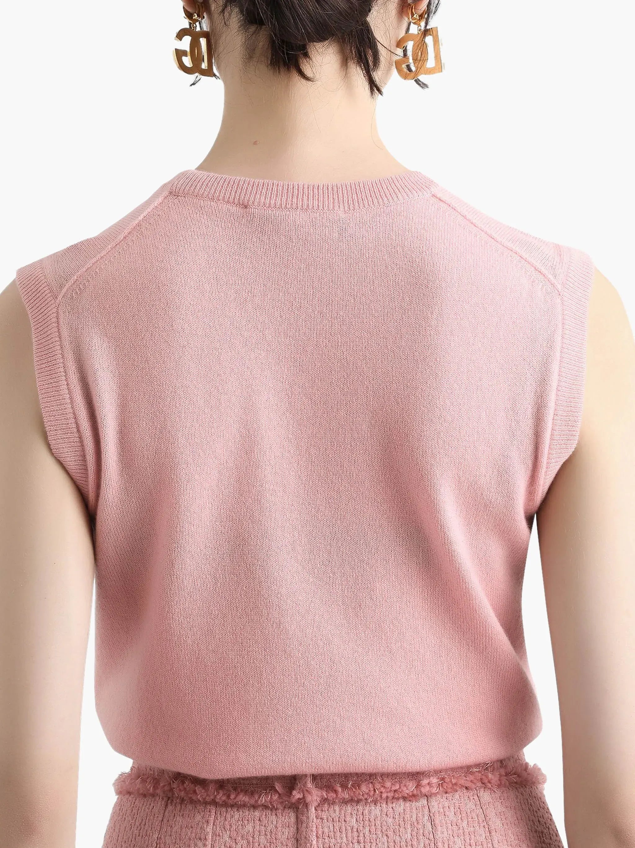 Dolce & Gabbana Sleeveless Cashmere Top
