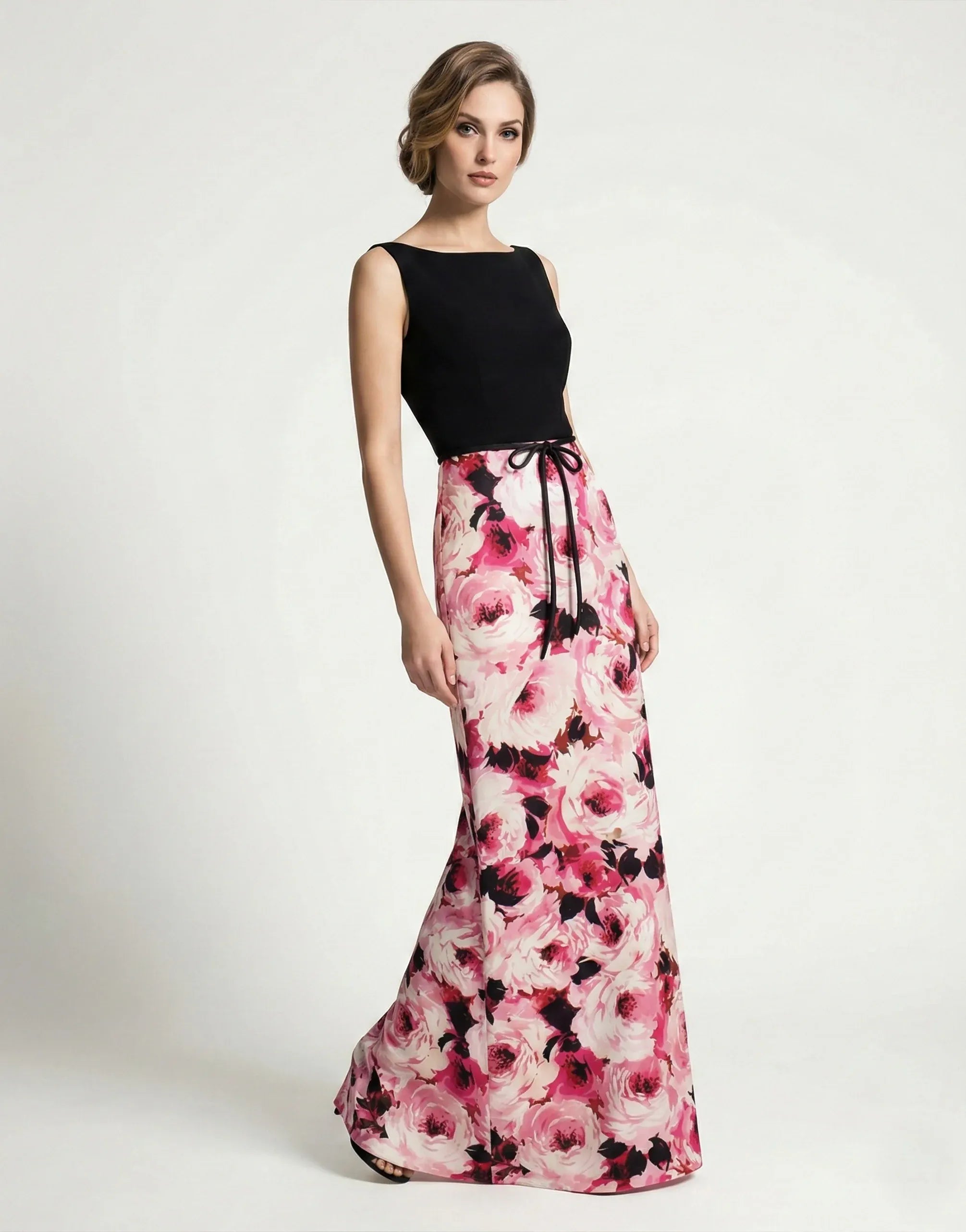 Dolce & Gabbana Sleeveless Floral Print Maxi Dress