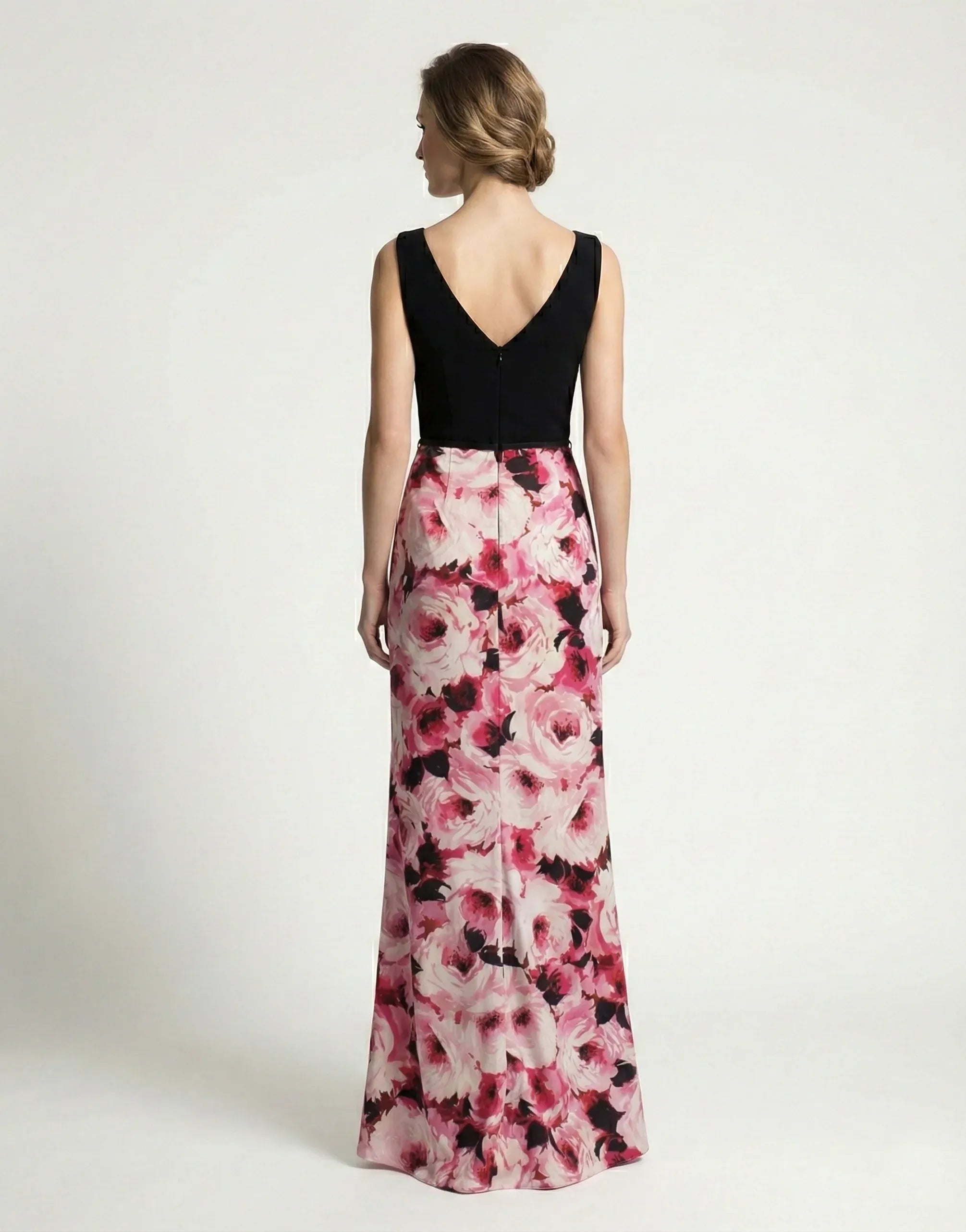 Dolce & Gabbana Sleeveless Floral Print Maxi Dress