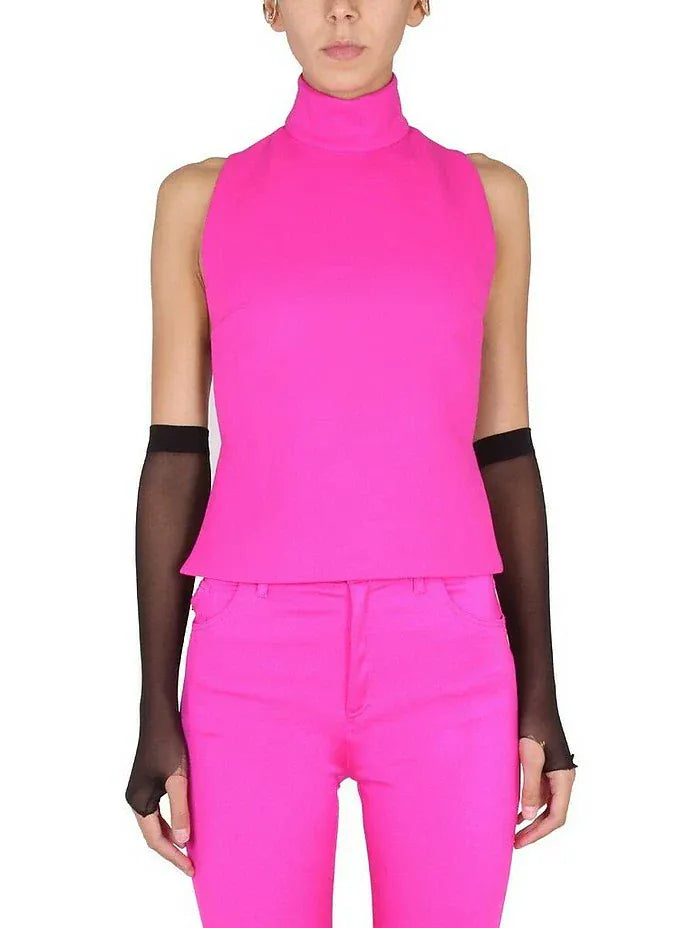 Dolce & Gabbana Sleeveless Turtleneck Top