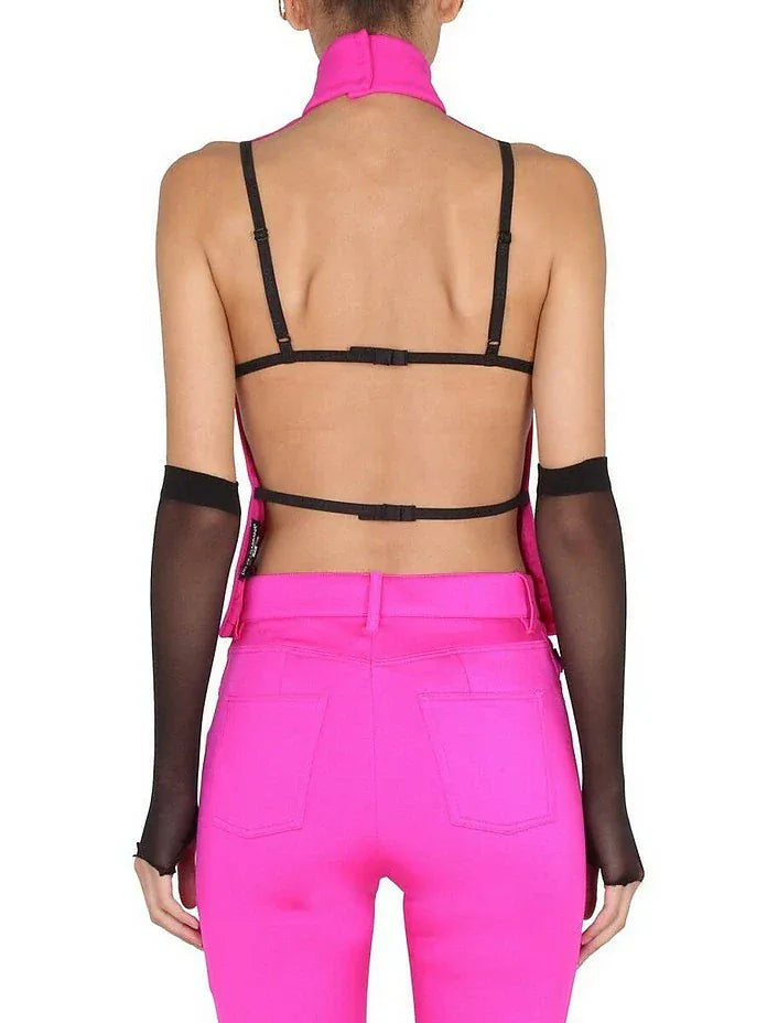 Dolce & Gabbana Sleeveless Turtleneck Top