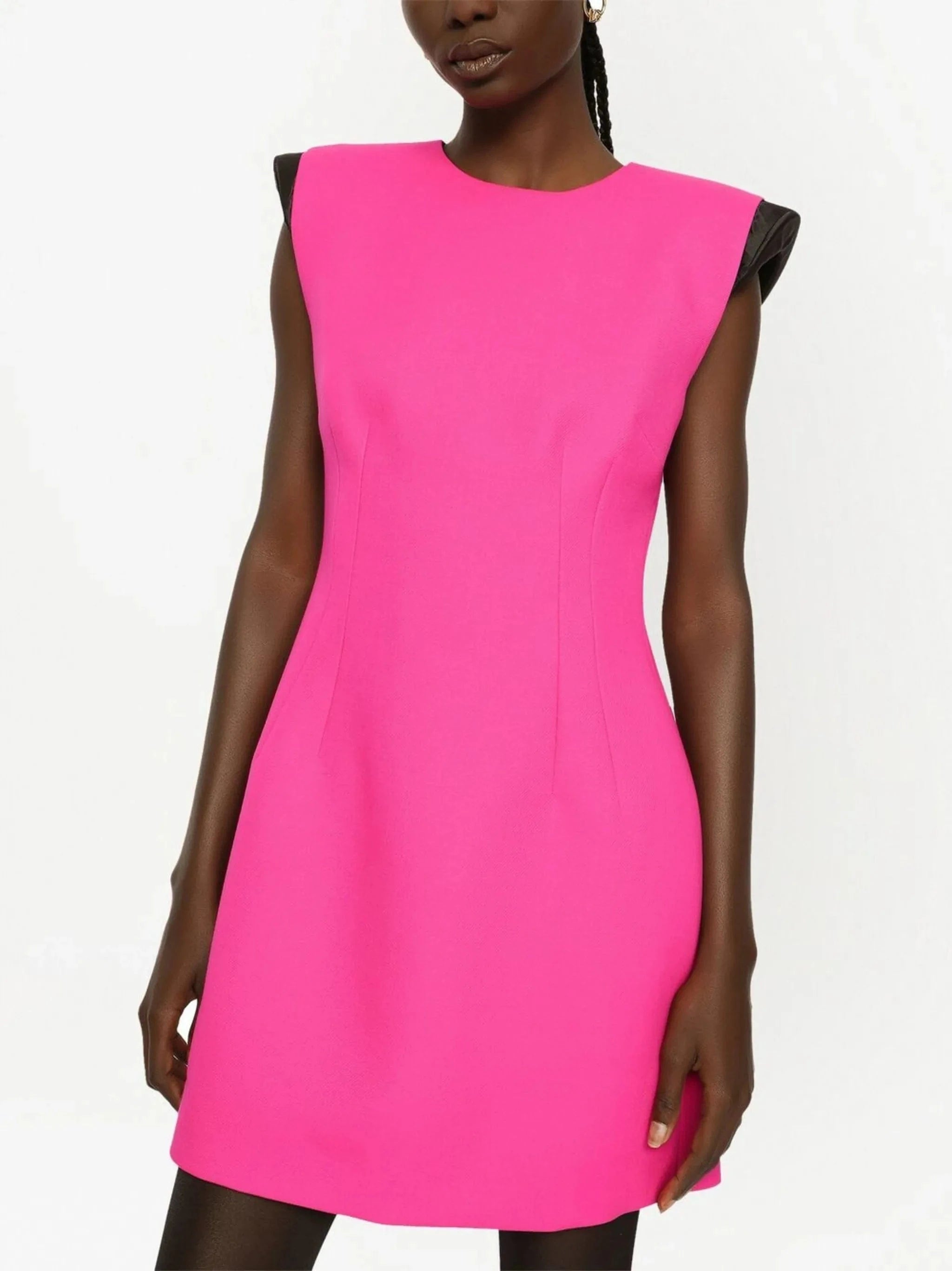 Dolce & Gabbana Sleeveless Wool Minidress