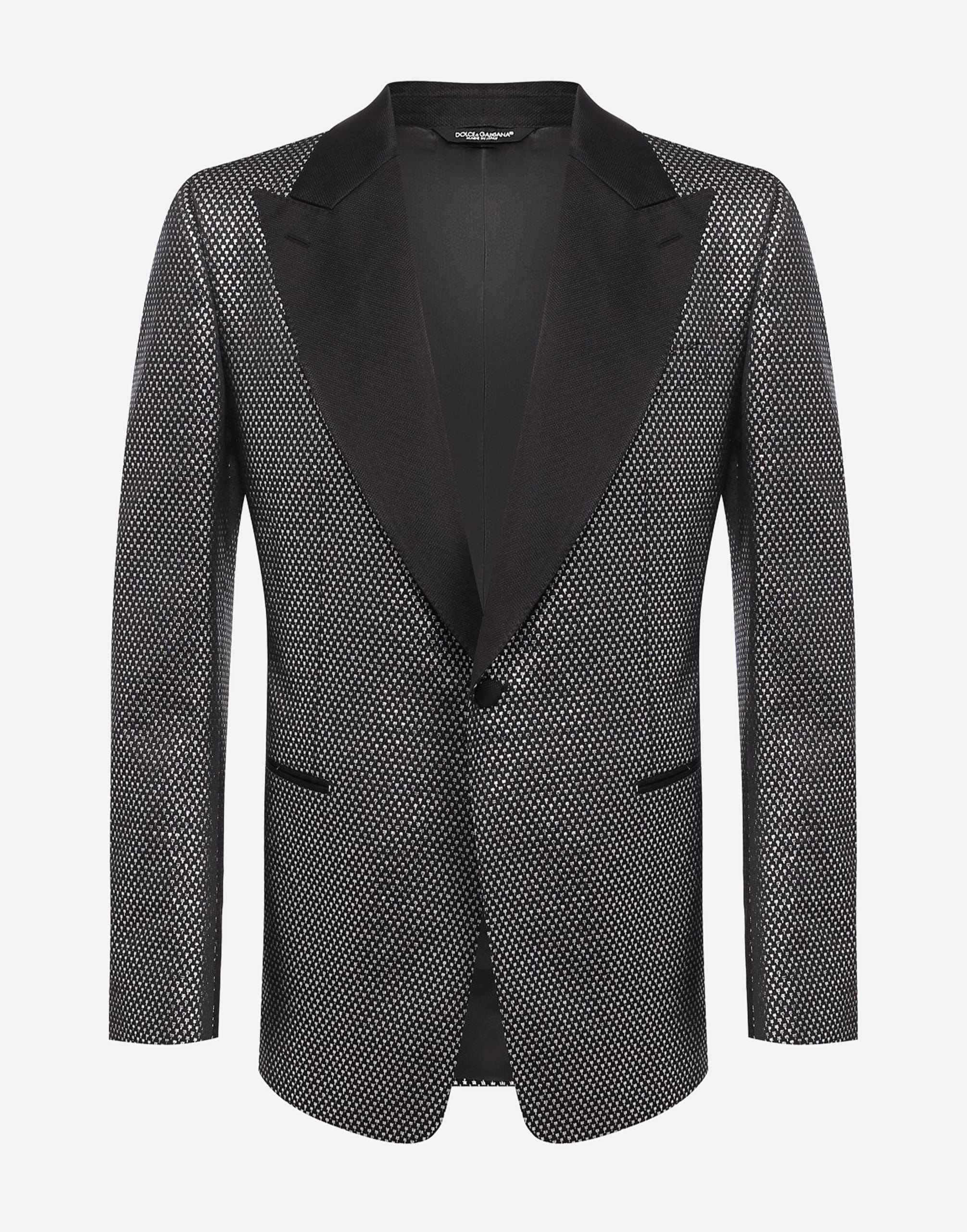Dolce & Gabbana Slim-Fit Metallic Jacquard Blazer